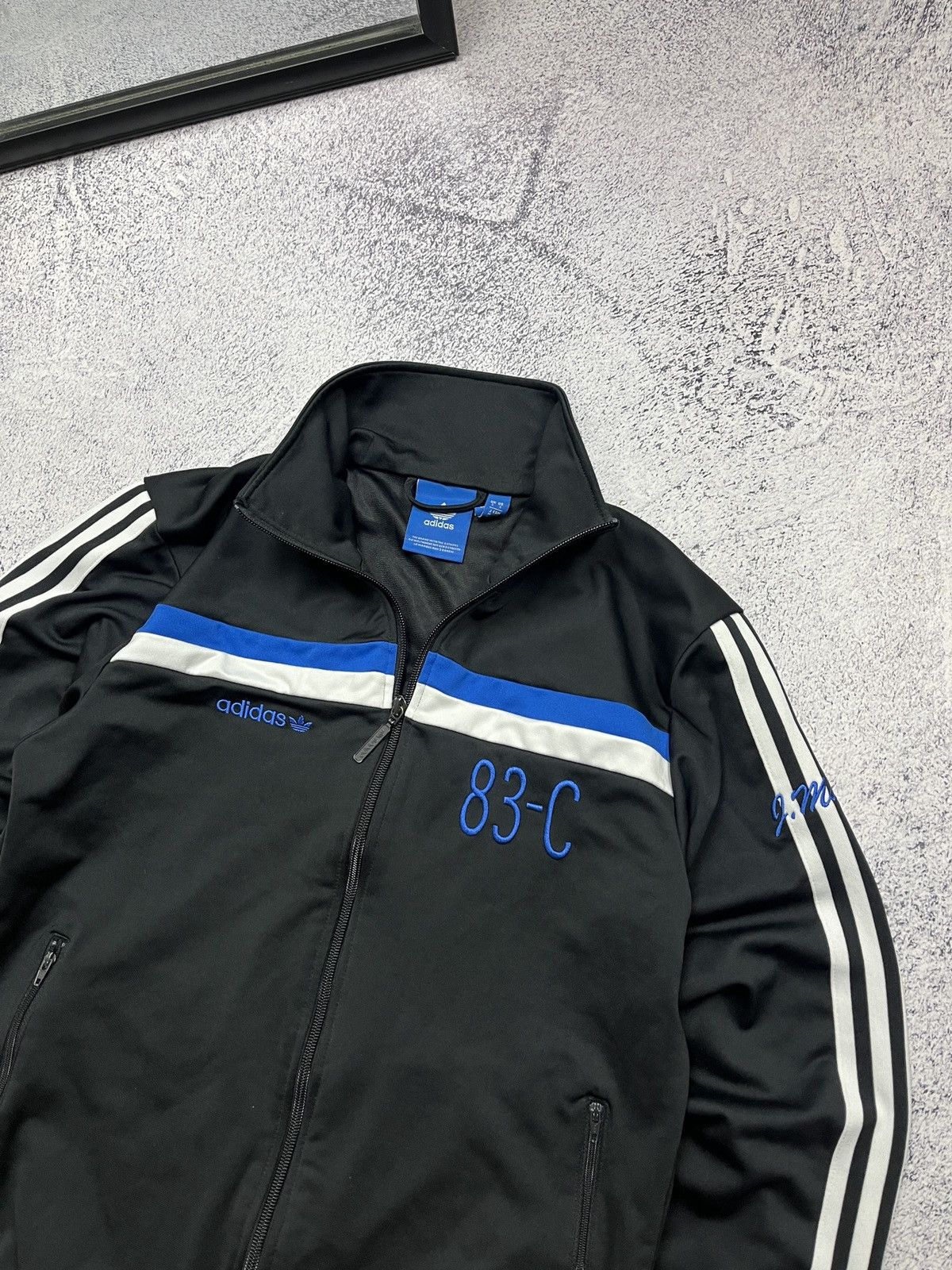 Adidas Adidas 83-C Striped Track Jacket Casual Rare Y2k Hype Japan Size S / US 4 / IT 40 - 4 Thumbnail