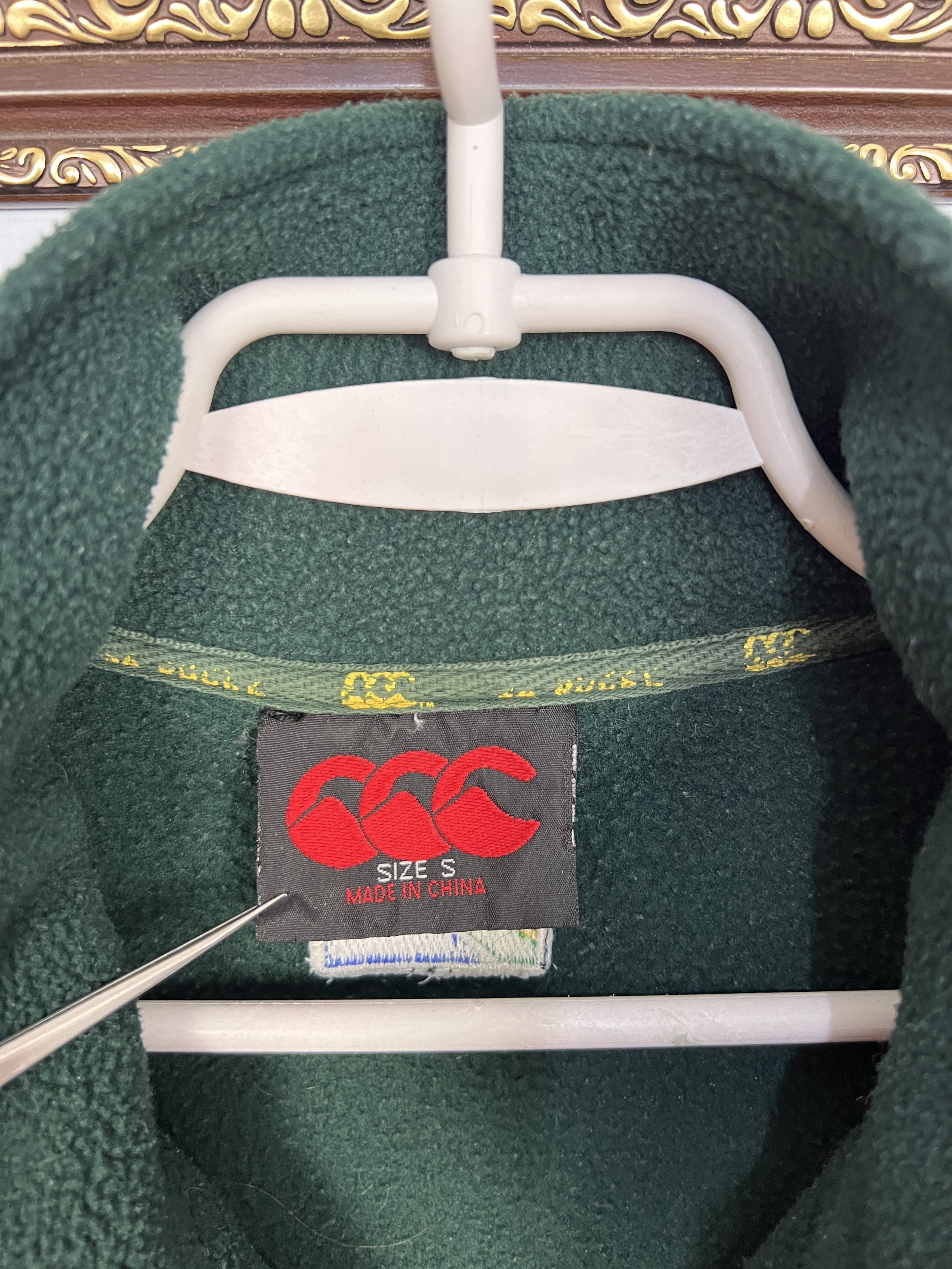 Canterbury of New Zealand Vintage Canterbury South Africa Rugby Union Fleece Jacket Size US S / EU 44-46 / 1 - 9 Thumbnail