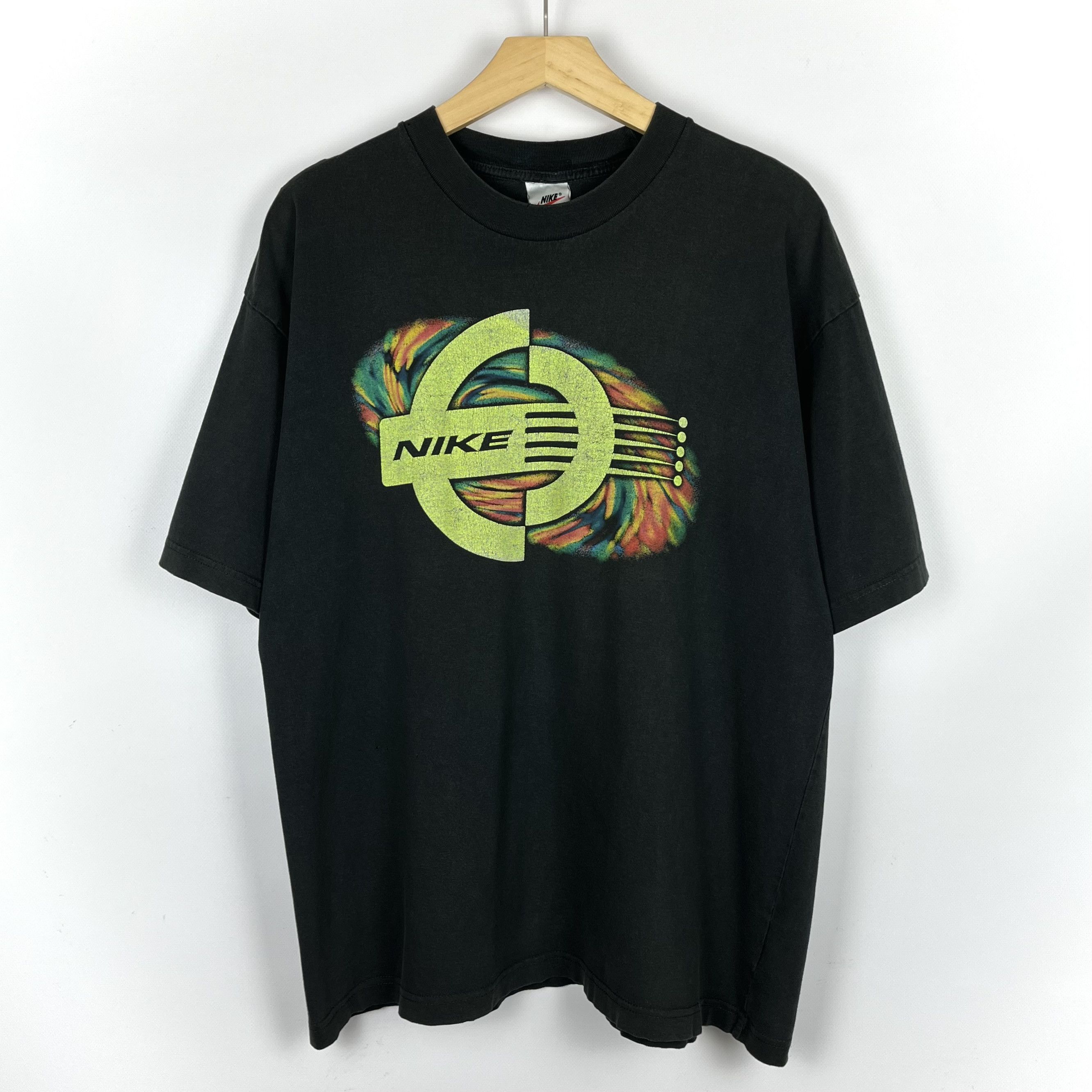 Nike Vintage Nike Iconic Acid Big Logo T Shirt 90’s Size US L / EU 52-54 / 3 - 1 Thumbnail