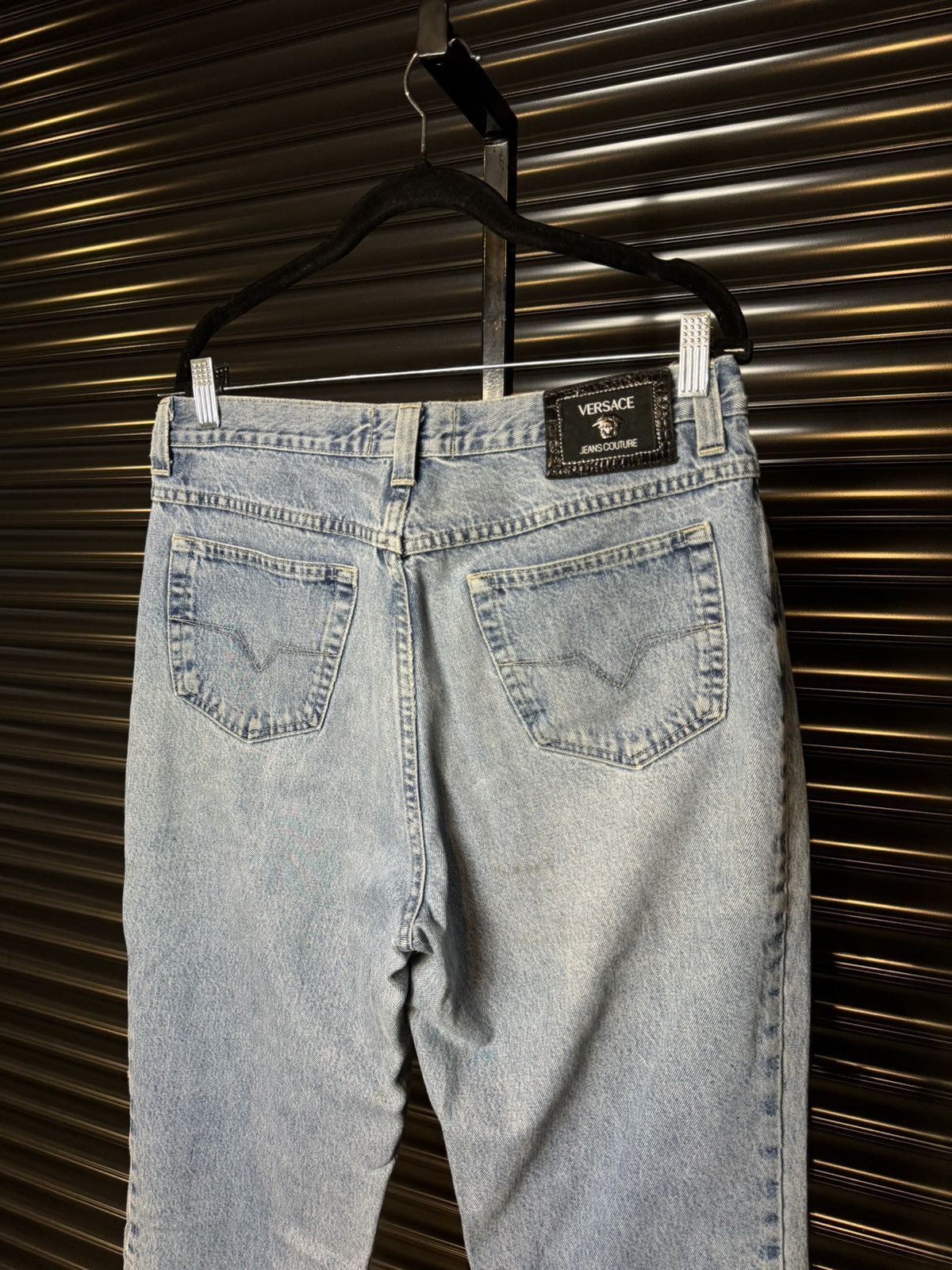 Versace Jeans Couture Vintage 90s Versace Jeans Couture Denim - 34 Size US 33 - 1 Thumbnail