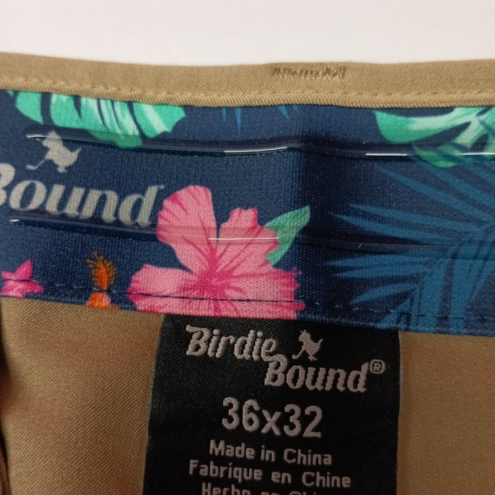 Other Birdie Bound Golf Pants Men's Size 36x32 Khaki Flex Straight Size US 36 / EU 52 - 6 Thumbnail