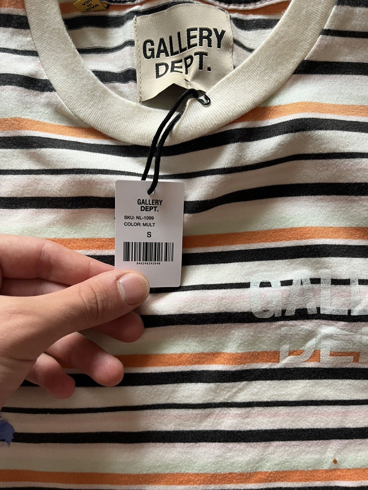 Gallery Dept. T Shirt Gallery Dept. Nelson Striped Size US S / EU 44-46 / 1 - 5 Thumbnail