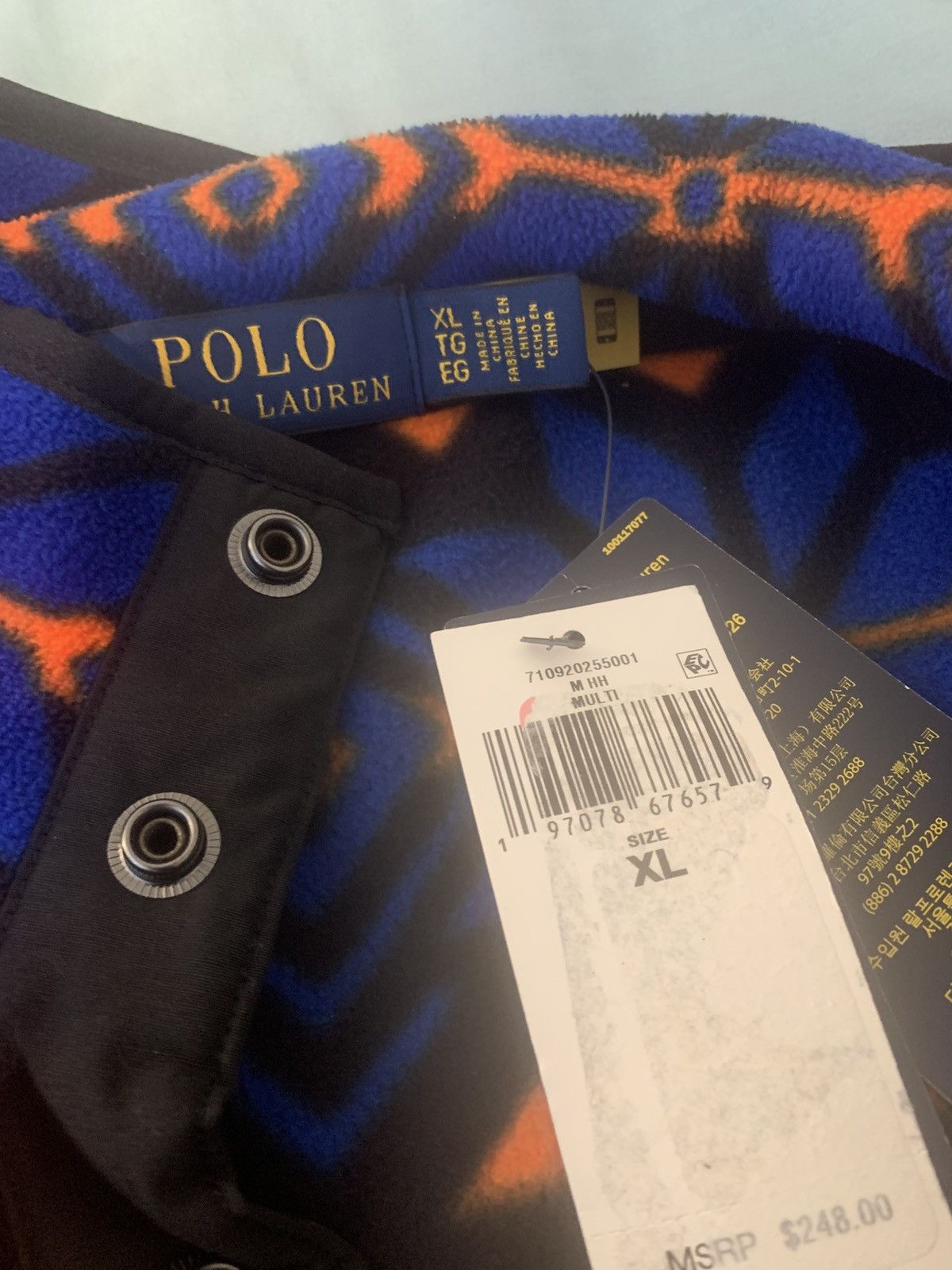 Polo Ralph Lauren Polo Ralph Lauren Fleece Pullover Sweatshirt Size US XL / EU 56 / 4 - 6 Thumbnail