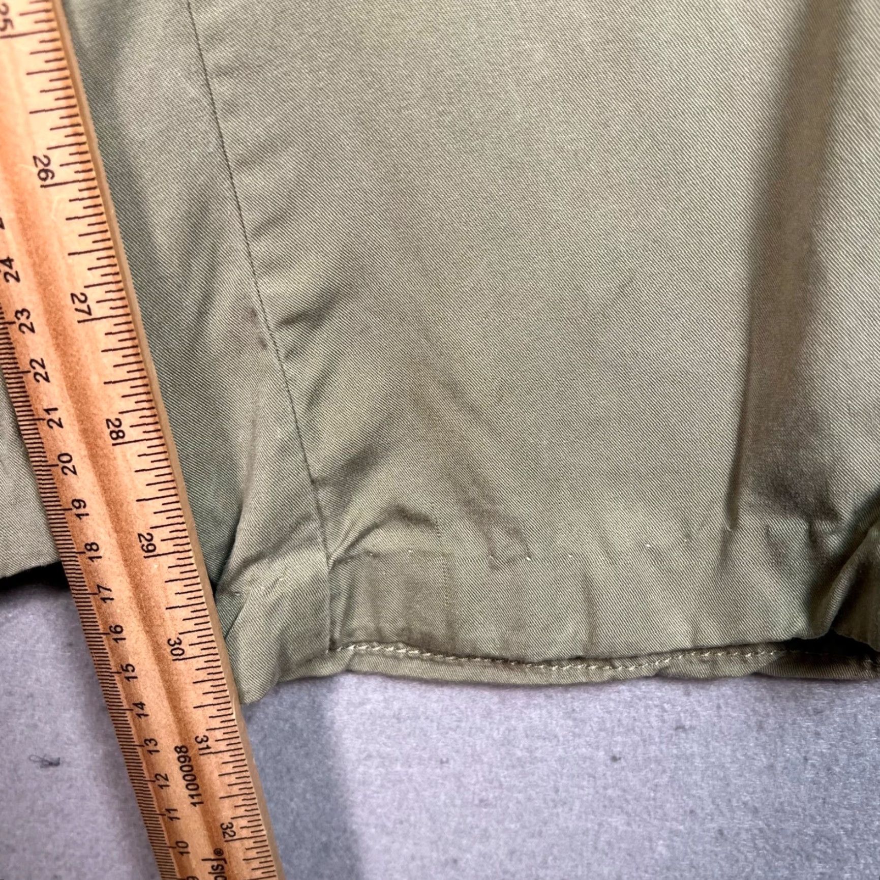 Vintage New York & Company Womens XS Olive Green Pull-On Wide-Leg Pants Shirt? Size 26" / US 2 / IT 38 - 7 Thumbnail