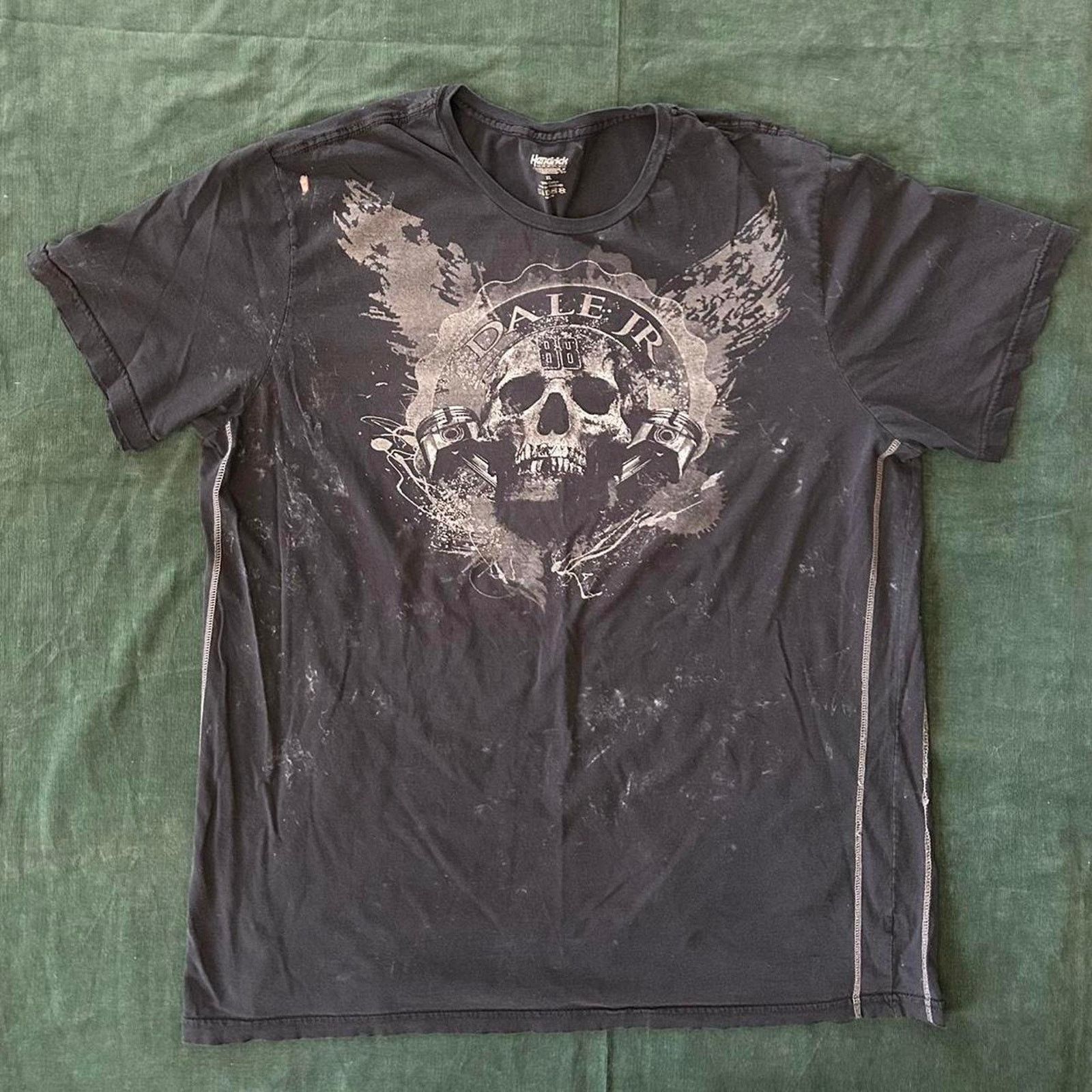 NASCAR Rare y2k nascar acid wash tee Size US XL / EU 56 / 4 - 1 Thumbnail