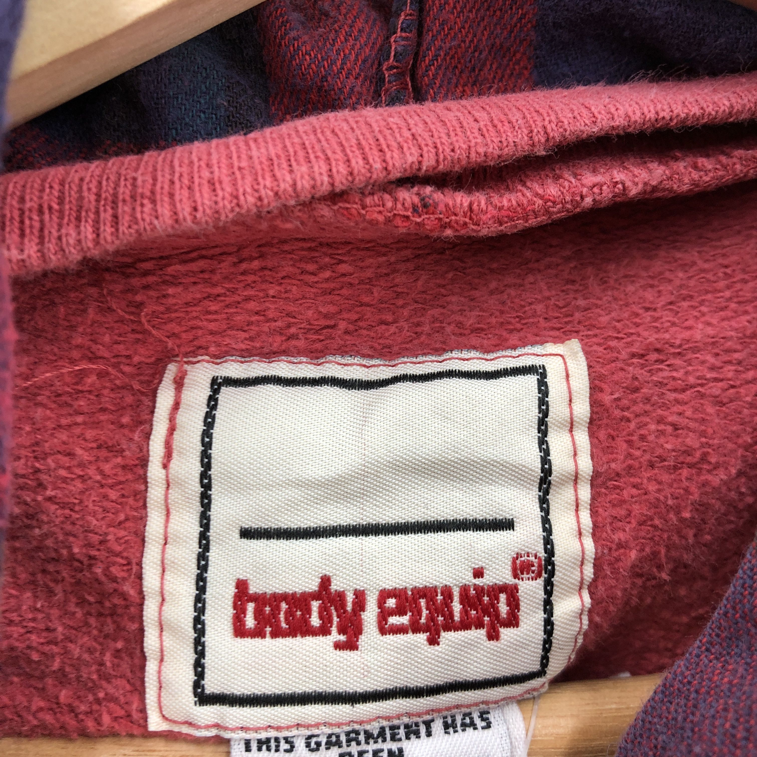 Japanese Brand × Vintage Vintage Body Equip Sweater Hoodie Checkered Sweatshirt Size US M / EU 48-50 / 2 - 5 Thumbnail