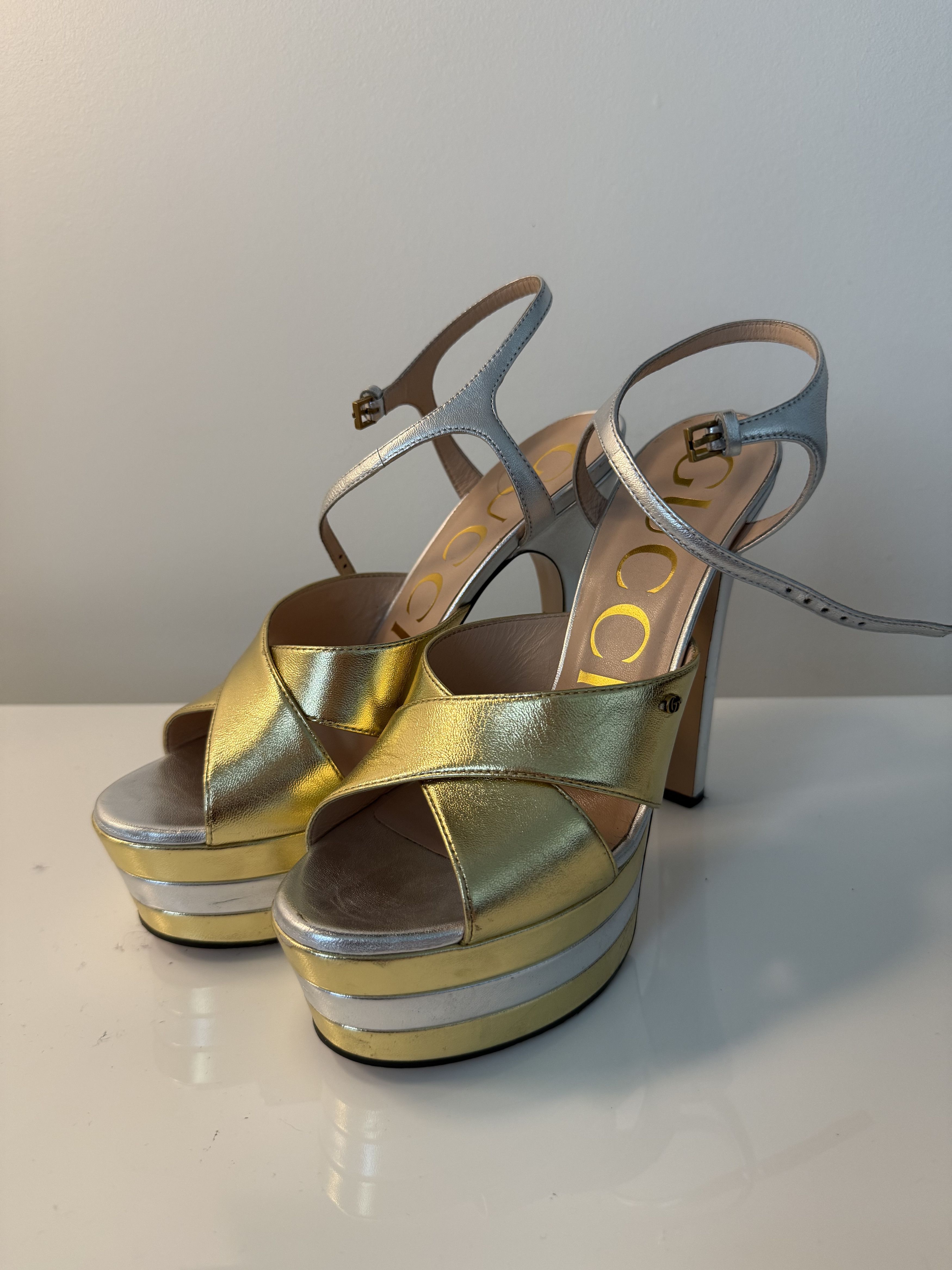 Gucci Leather Sandals