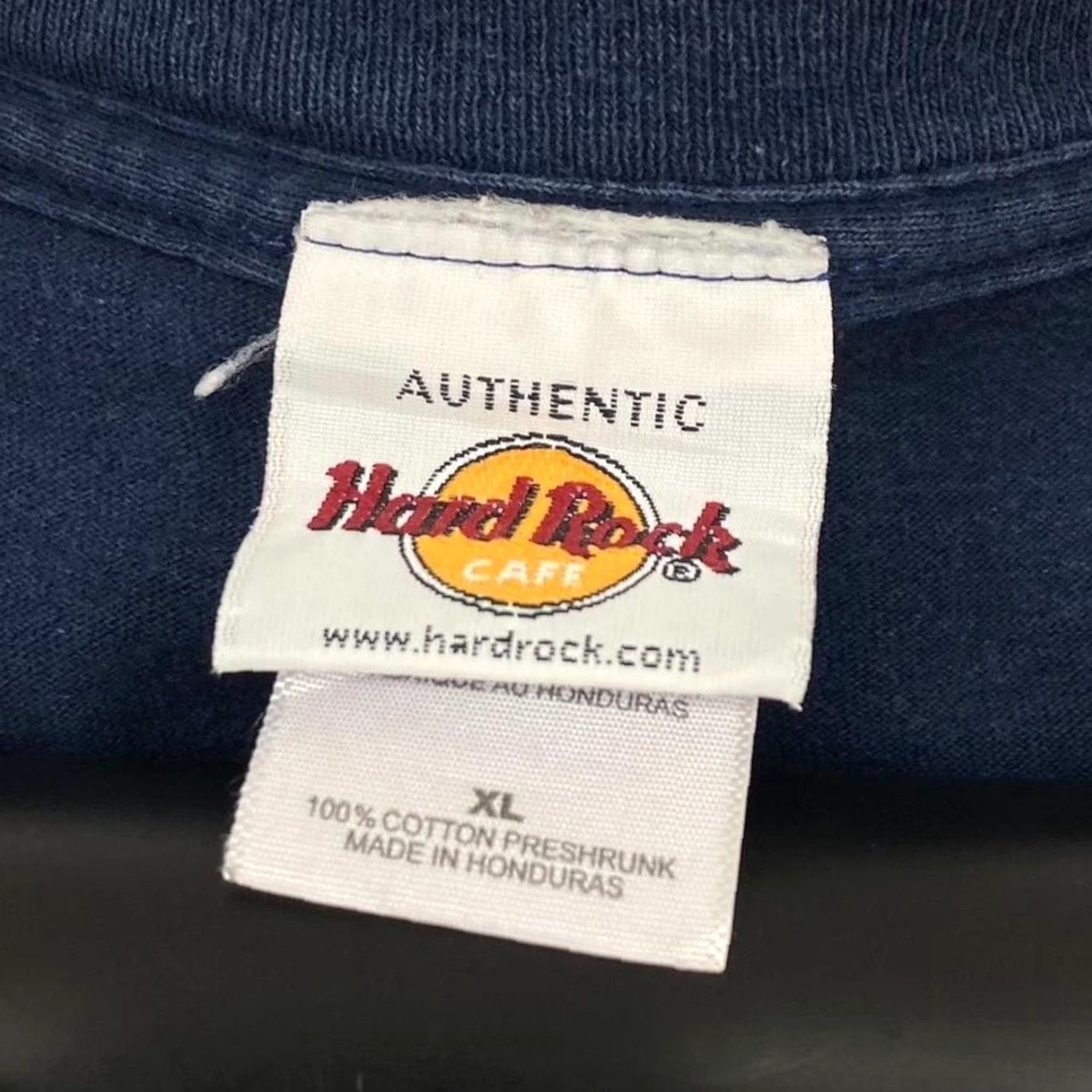 Hard Rock Cafe VINTAGE Hard Rock Cafe Myrtle Beach Souvenir Graphic Logo Spellout T-Shirt XL Navy Mens Short Sleeve Crew Neck Cotton Branding WL687 Size US XL / EU 56 / 4 - 2 Thumbnail