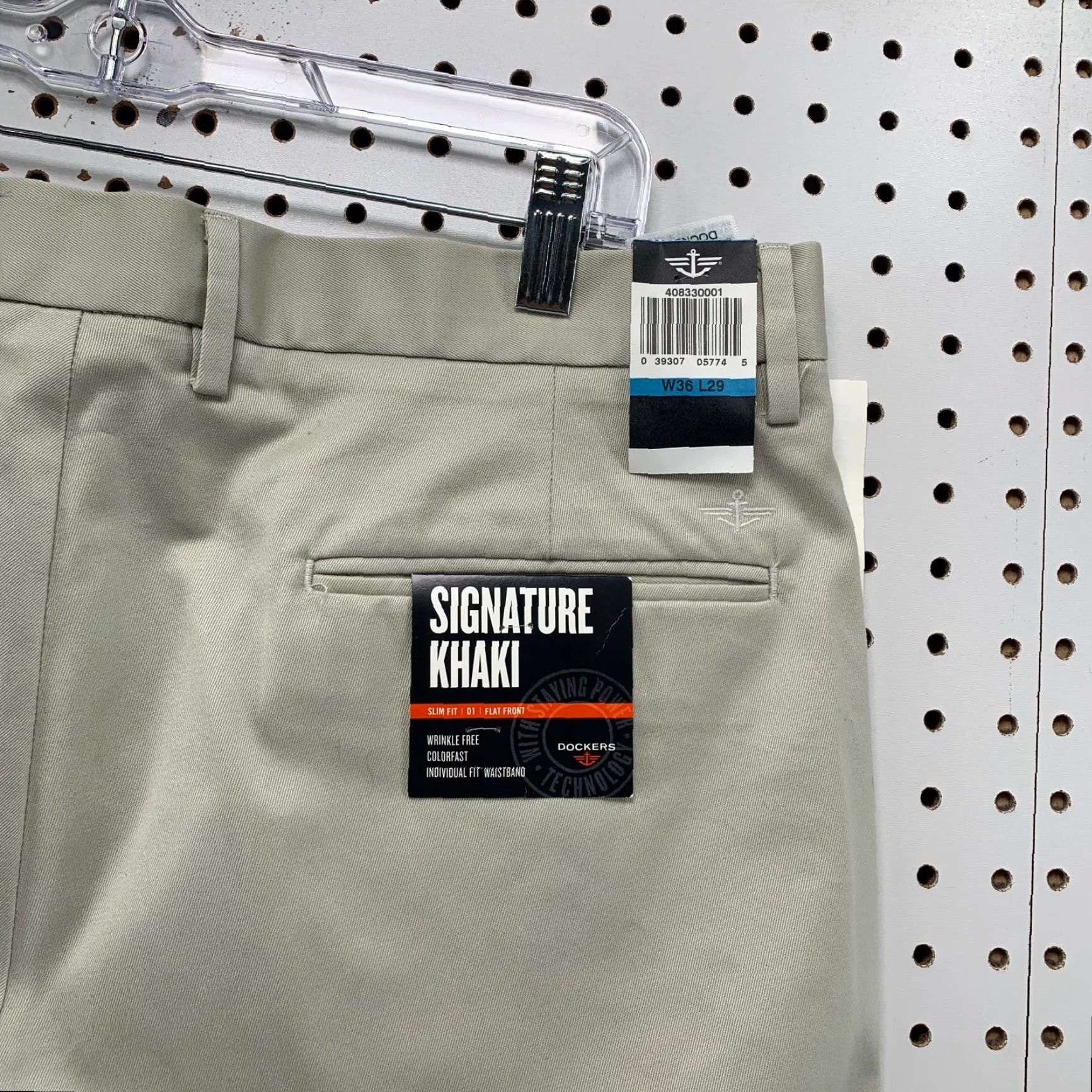 Dockers DOCKERS Chino Pants Mens Beige Signature Khaki Slim Fit 36x29 NWT Vintage No Size US 36 / EU 52 - 6 Thumbnail