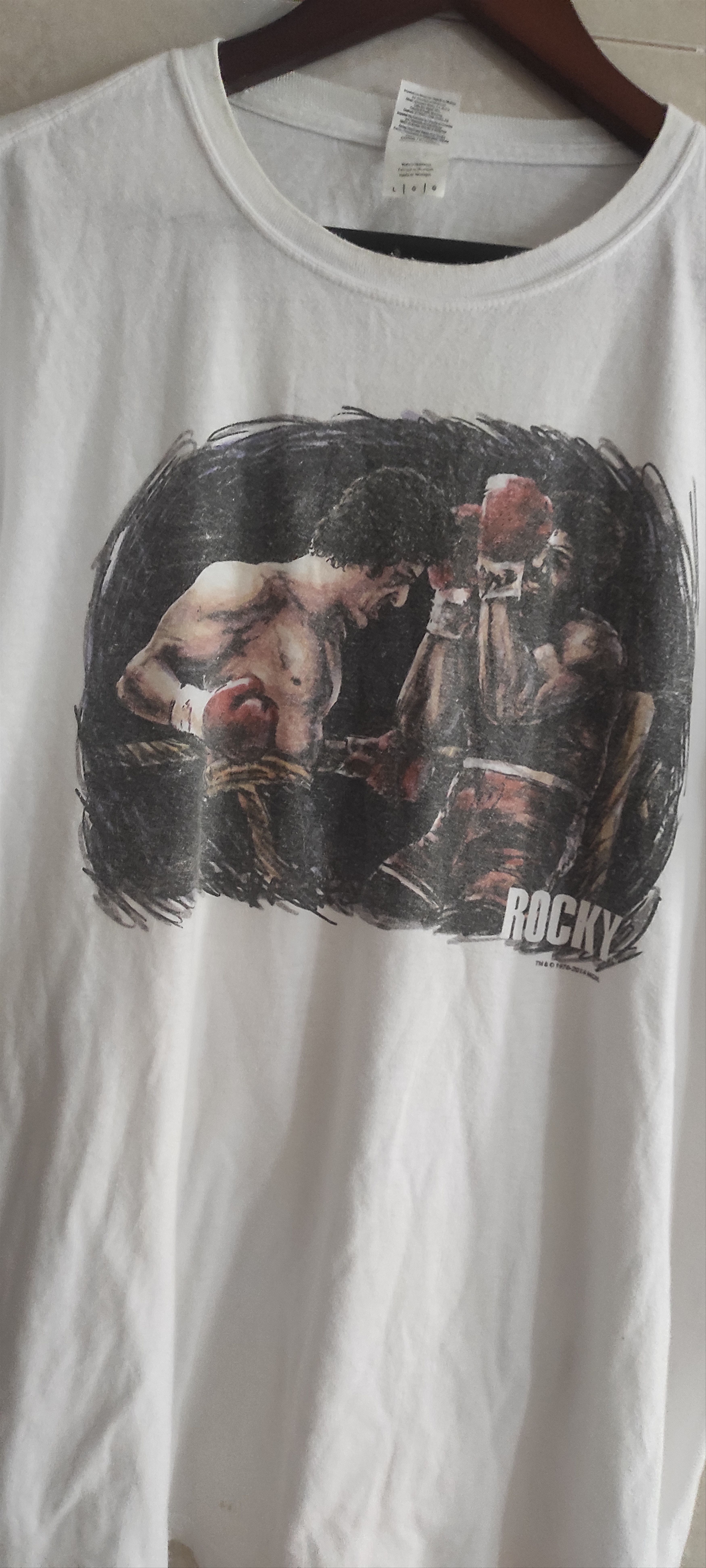 Gildan VTG Gildan Rocky Rocky vs. Apollo T-Shirt 1976./ 2014 Size US L / EU 52-54 / 3 - 12 Thumbnail