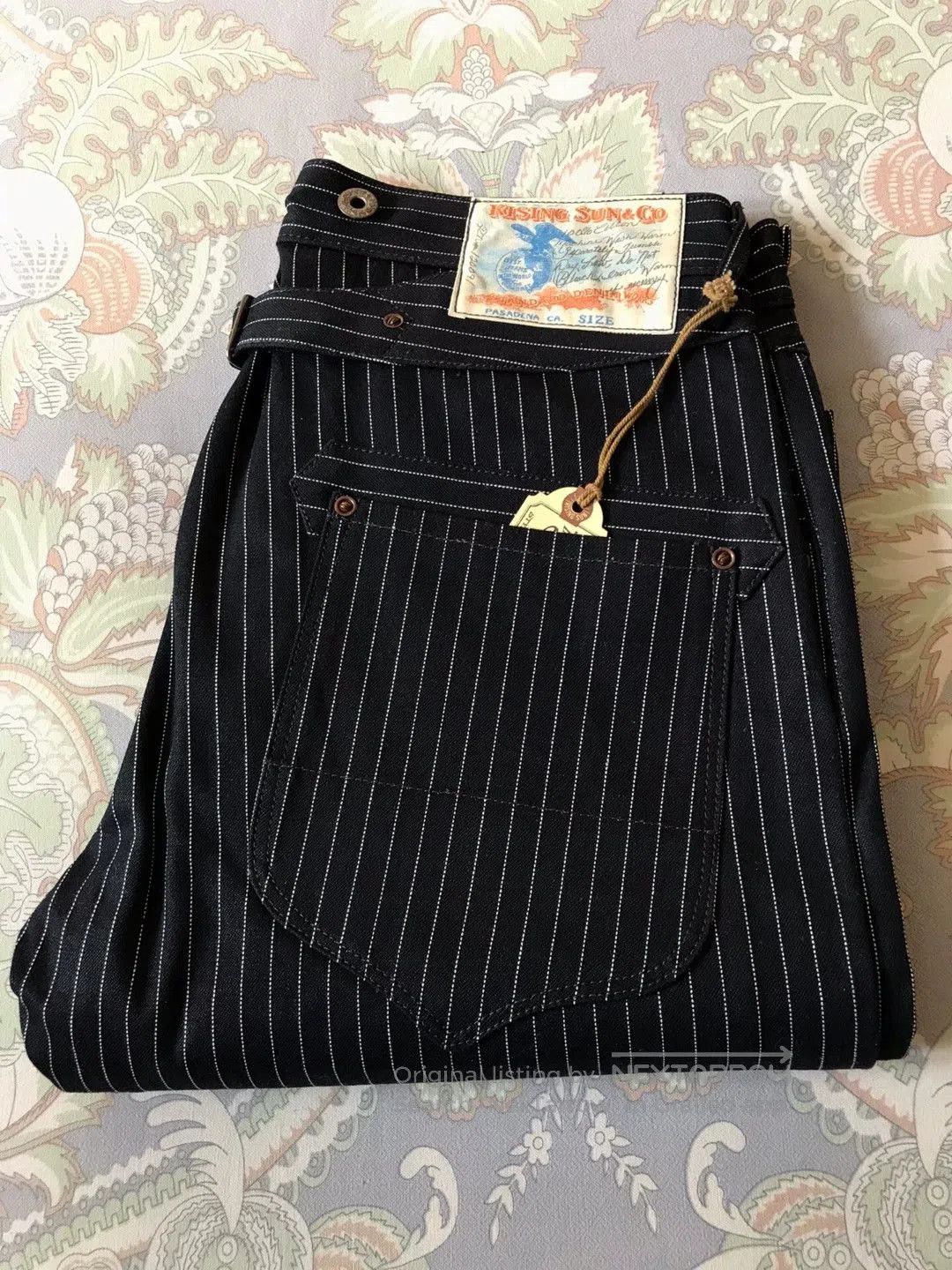Rising Sun & Co. Rising Sun Indigo Striped Work Pants. Size US 29 - 1 Thumbnail