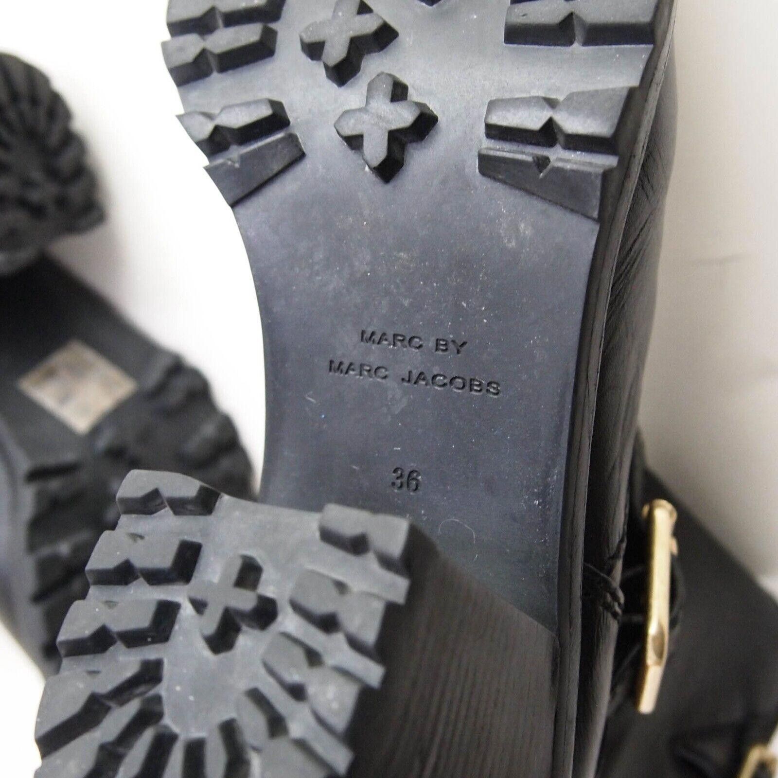 Marc Jacobs Marc Jacobs Western Boots Black Leather US 6 EU 36 Size US 6 / IT 36 - 10 Thumbnail