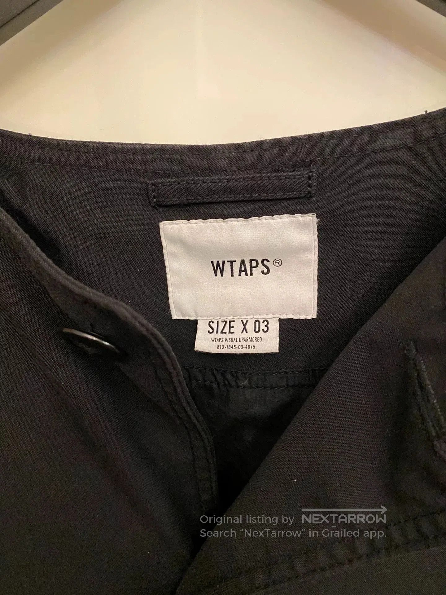 Wtaps Wtaps Peep Long Collarless Navy Coat. Size US L / EU 52-54 / 3 - 2 Thumbnail