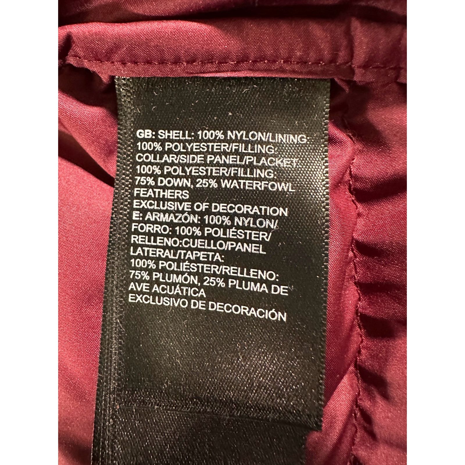 The North Face The North Face Vest Womens Small Maroon Down Puffer 550 Size L / US 10 / IT 46 - 10 Thumbnail