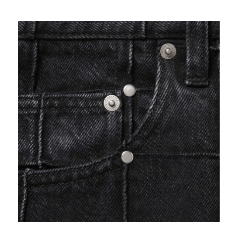 Supreme Supreme Studded Seam Loose Fit Jean Black Size 32 SS25 Size US 32 / EU 48 - 2 Thumbnail