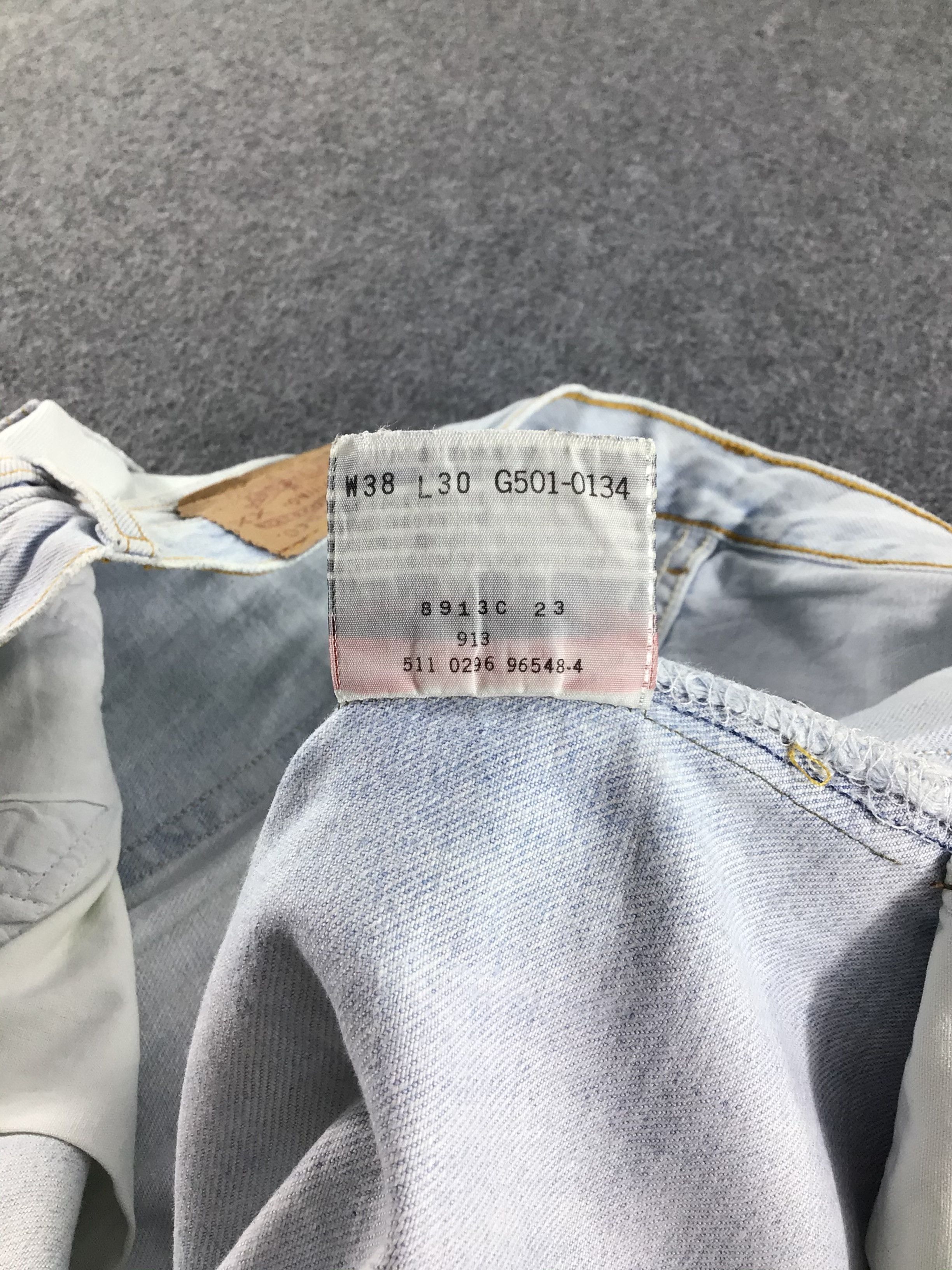 Levi's Vintage 90s Levis 501 Jeans-JM170 Size US 36 / EU 52 - 11 Thumbnail
