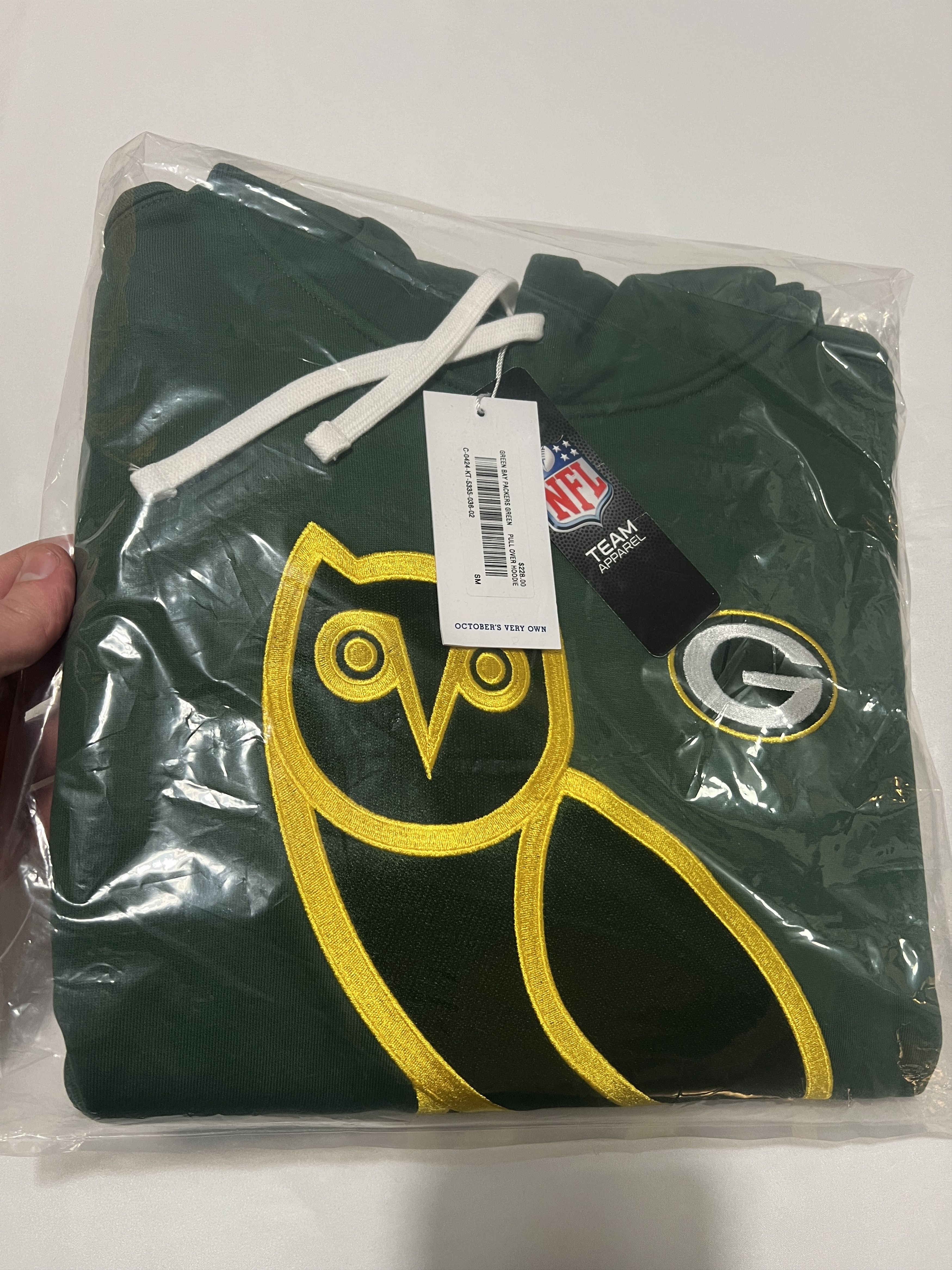 Drake OVO x NFL Green Bay Packers Icon Team OG Owl Hoodie Size US S / EU 44-46 / 1 - 1 Thumbnail