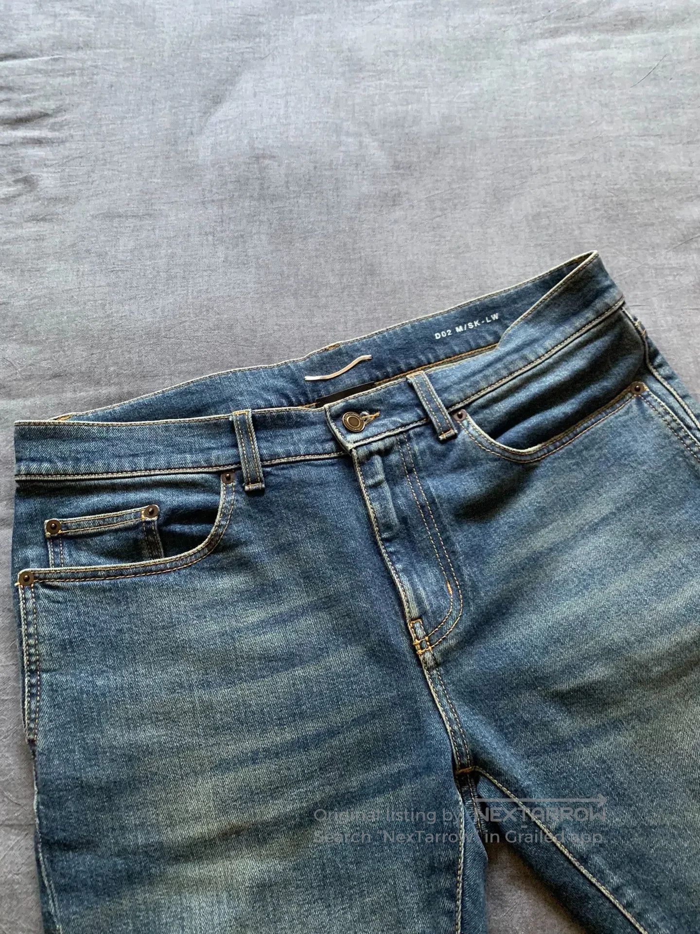 Saint Laurent Paris Saint Laurent SLP Washed Fringe Jeans. Size US 32 / EU 48 - 3 Thumbnail