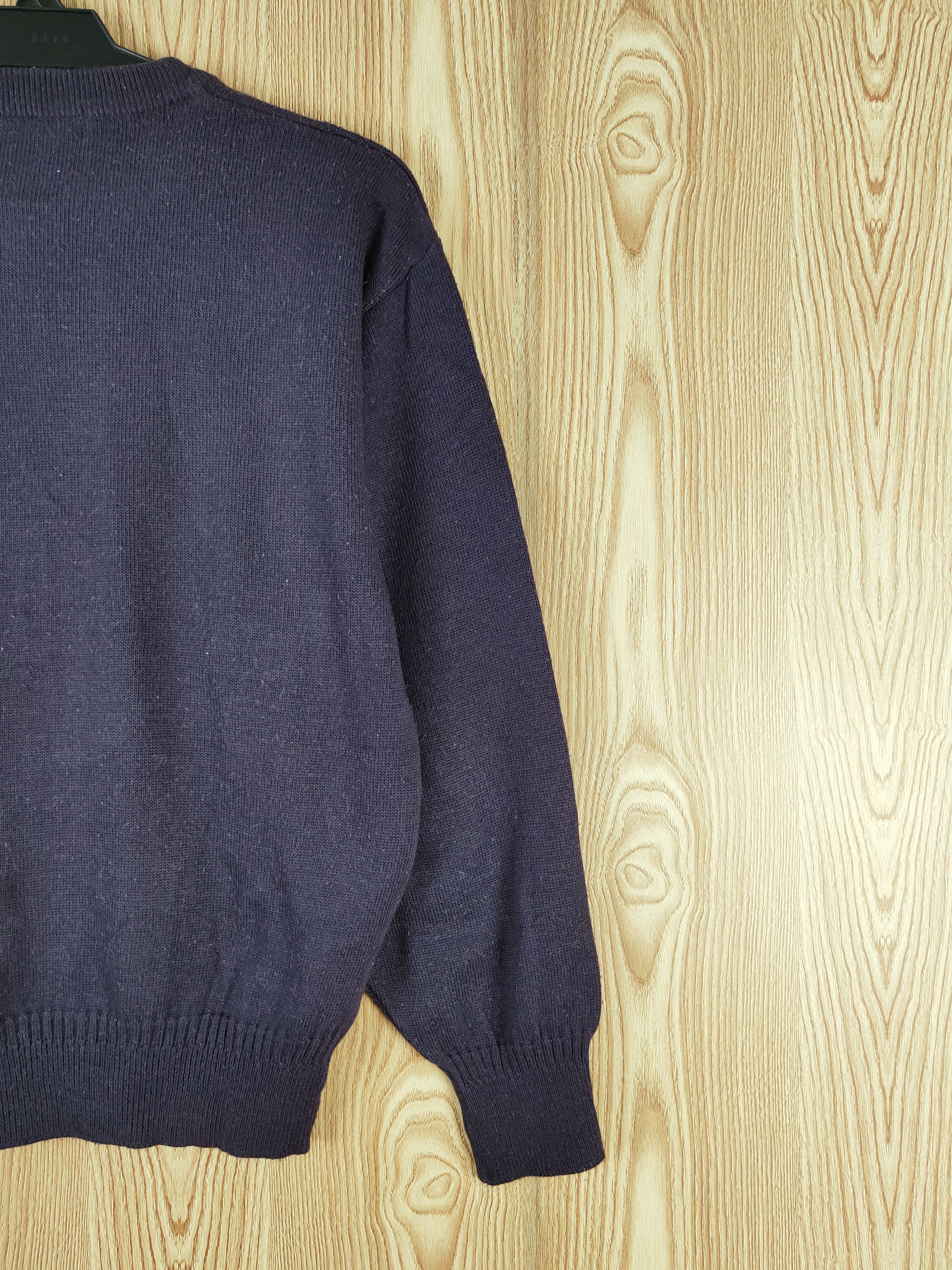 Homespun Knitwear × Japanese Brand × Vintage Vintage 💥 Homme Libre Dark Purple Knitwear Sweatshirts Size US M / EU 48-50 / 2 - 9 Thumbnail