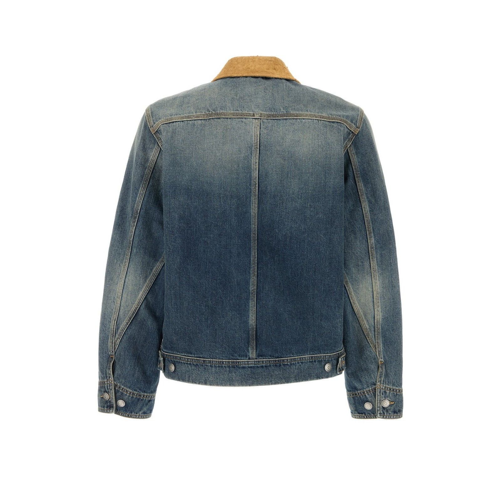 Alexander McQueen ALEXANDER MCQUEEN Denim Jacket New & Authentic (Men's size:5 Size US M / EU 48-50 / 2 - 2 Thumbnail
