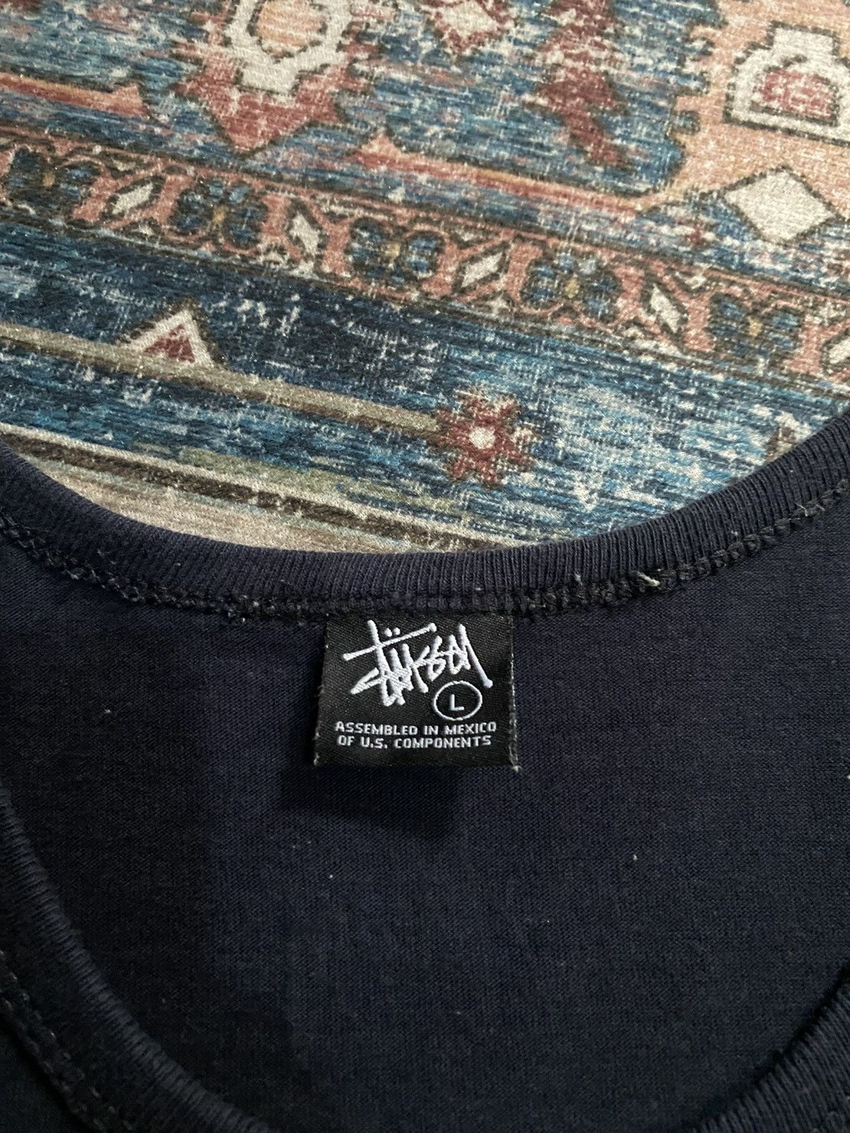 Stussy Stussy Black Tank top Size US L / EU 52-54 / 3 - 3 Thumbnail