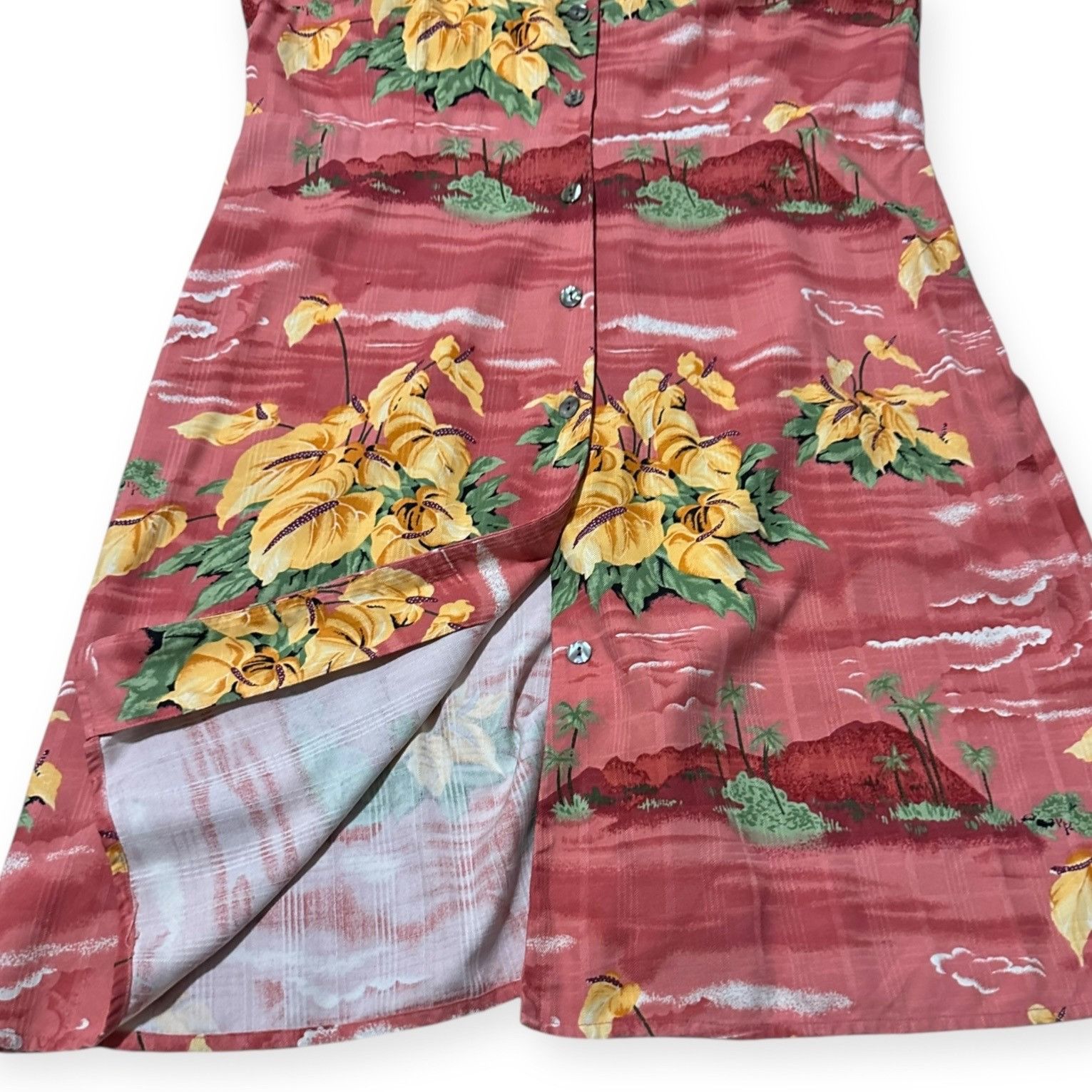 Tommy Bahama Tommy Bahama Silk Sleeveless Shirt Dress, Size 14, Hawaiian Size XL / US 12-14 / IT 48-50 - 8 Thumbnail