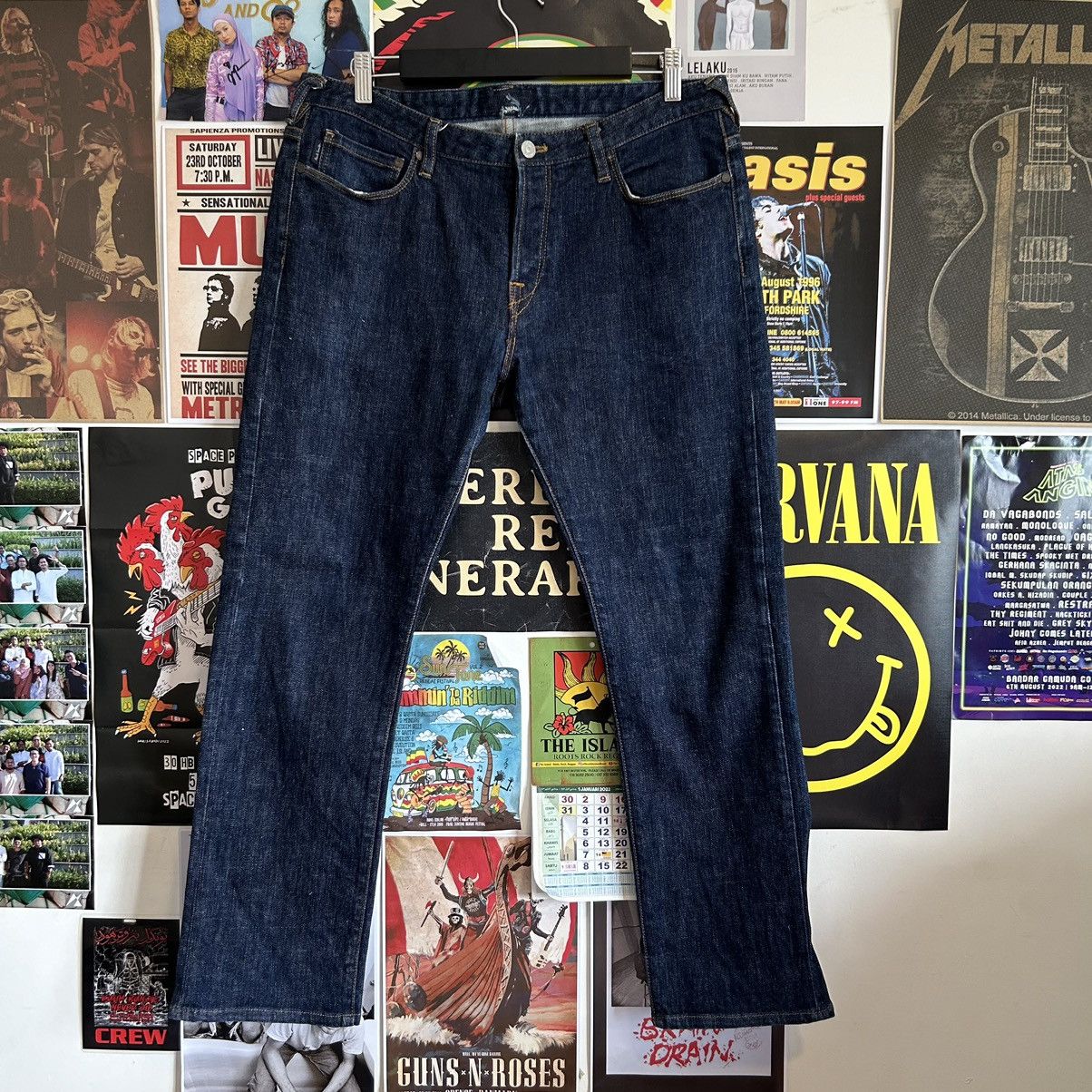 Paul Smith Vintage Paul Smith Blue Denim Size US 35 - 1 Thumbnail