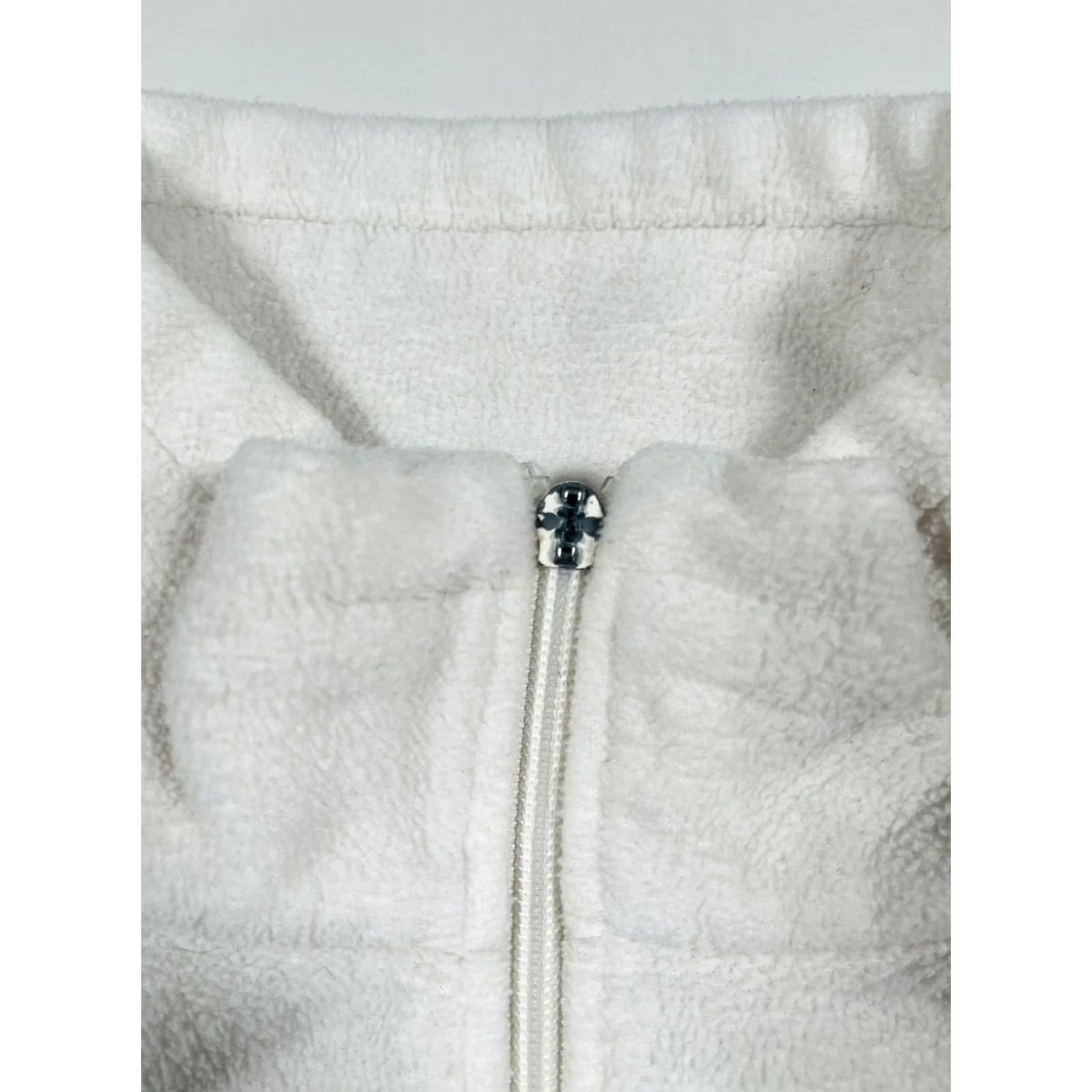 Vintage Columbia Fleece Jacket Womens XL White Full Zip Stand Collar Pockets Cozy Warm Size XL / US 12-14 / IT 48-50 - 5 Thumbnail