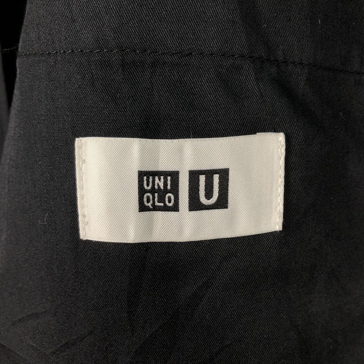 Undercover × Uniqlo 📌Rich Black Vtg Long Jacket Duck Canvas Uniqlo Undercover Size US L / EU 52-54 / 3 - 18 Thumbnail