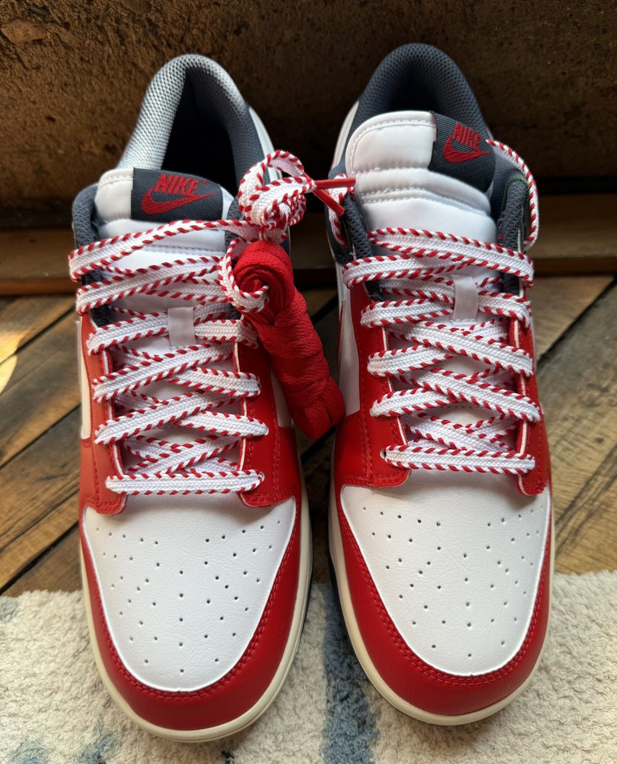 Nike Nike Dunk Low “Boston Red Sox” Size US 11 / EU 44 - 2 Thumbnail