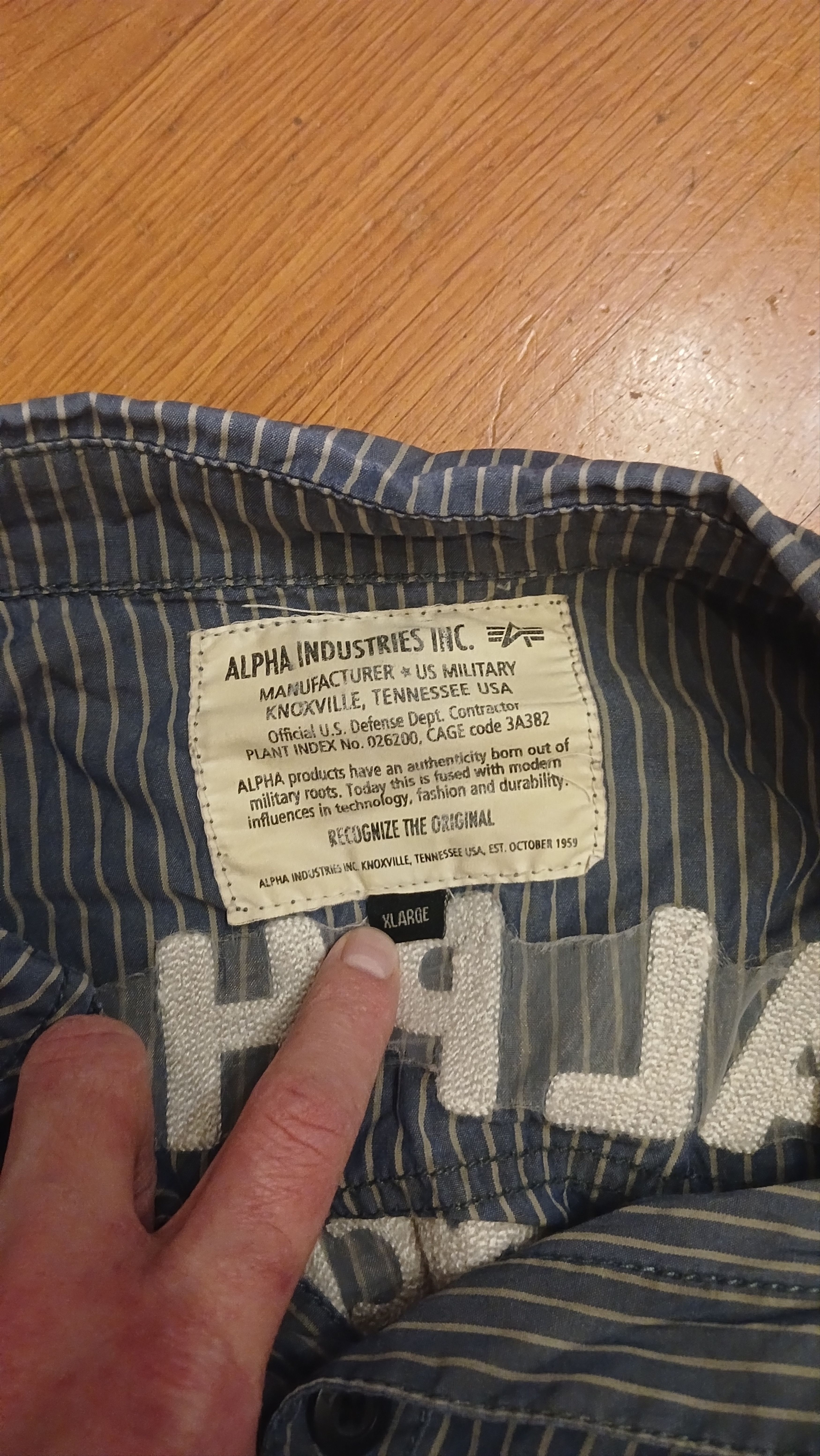 Alpha Industries Alpha Industries Vintage Motorcycle Club Shirt Size US XL / EU 56 / 4 - 6 Thumbnail