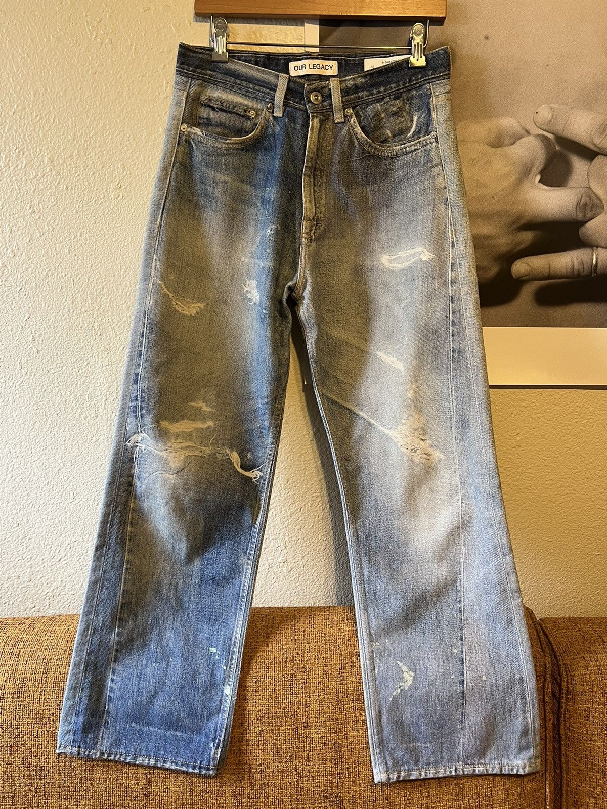 Our Legacy Our Legacy Third Cut Digital Denim Size 28 | Grailed