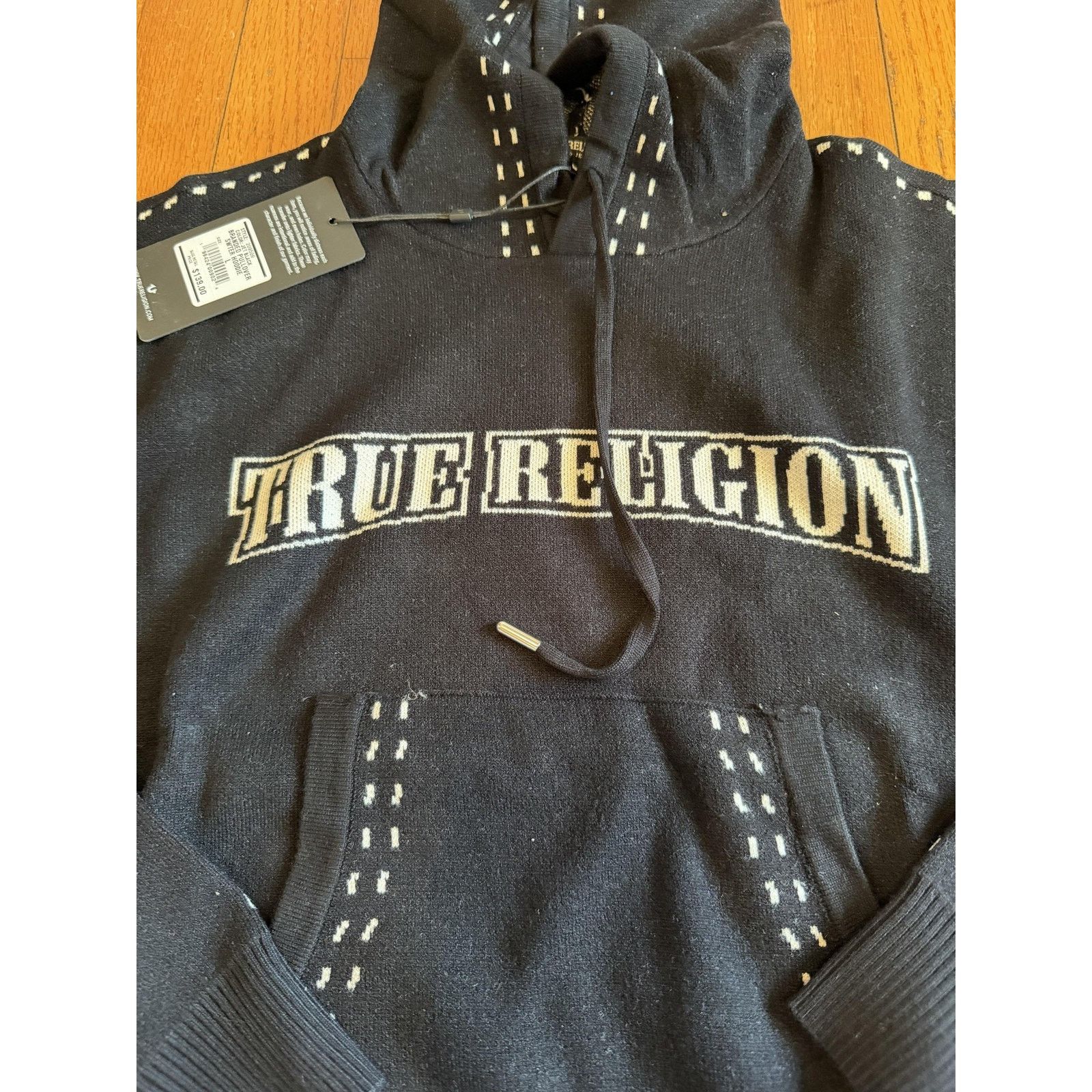 True Religion True Religion Womens Hooded Pullover Sweater Large NWT Size L / US 10 / IT 46 - 7 Thumbnail