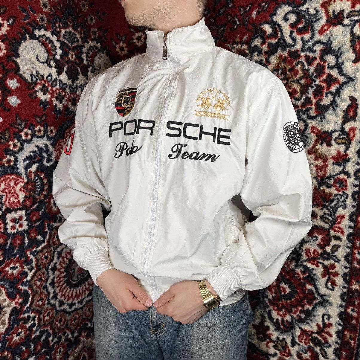 La Martina × Porsche Design La Martina Porsche Polo Team Y2K Jacket Full Zip Windbreaker Size US XXL / EU 58 / 5 - 6 Thumbnail