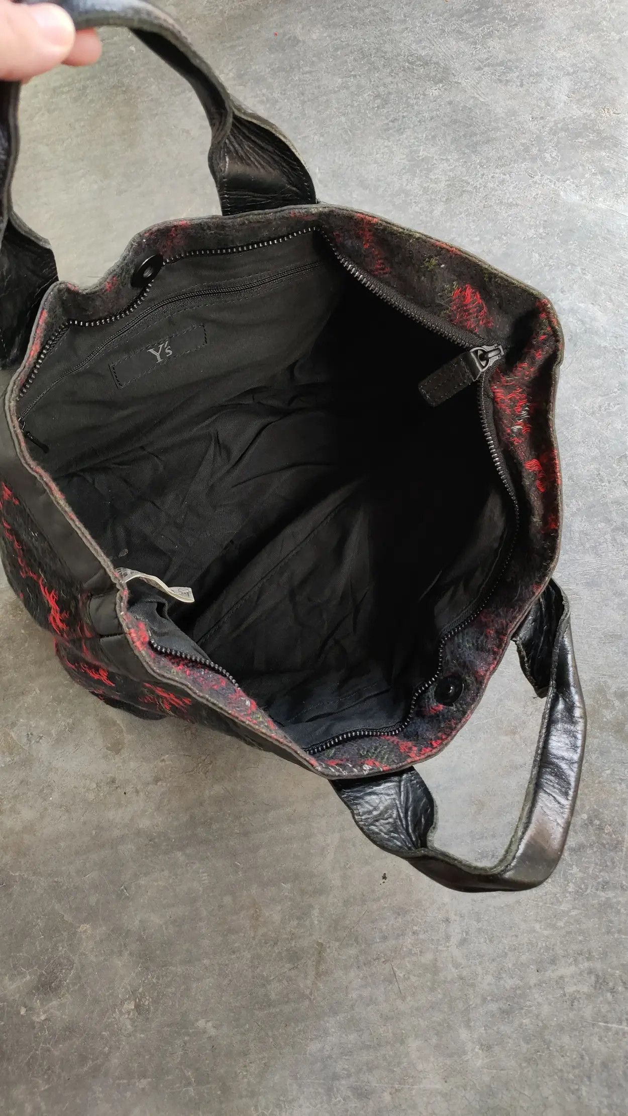 Yohji Yamamoto VTG YOHJI YAMAMOTO Y's TAPESTRY FLORAL TOTE BAG Size ONE SIZE - 7 Thumbnail