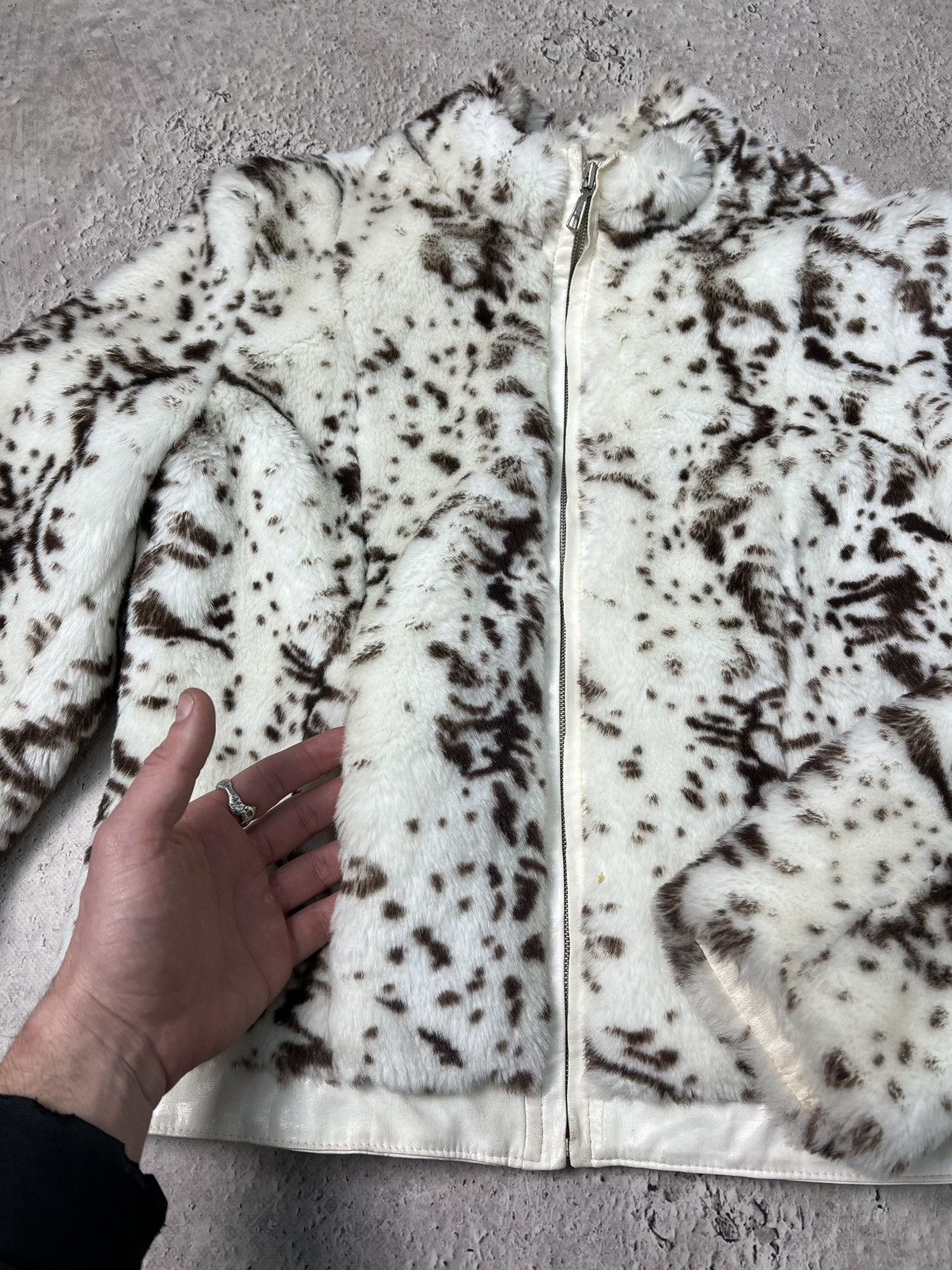 If Six Was Nine × Le Grande Bleu (L.G.B.) × Yohji Yamamoto Avant Garde If Six Was Nine Style Jacket FUR COAT 90s Size US S / EU 44-46 / 1 - 6 Thumbnail