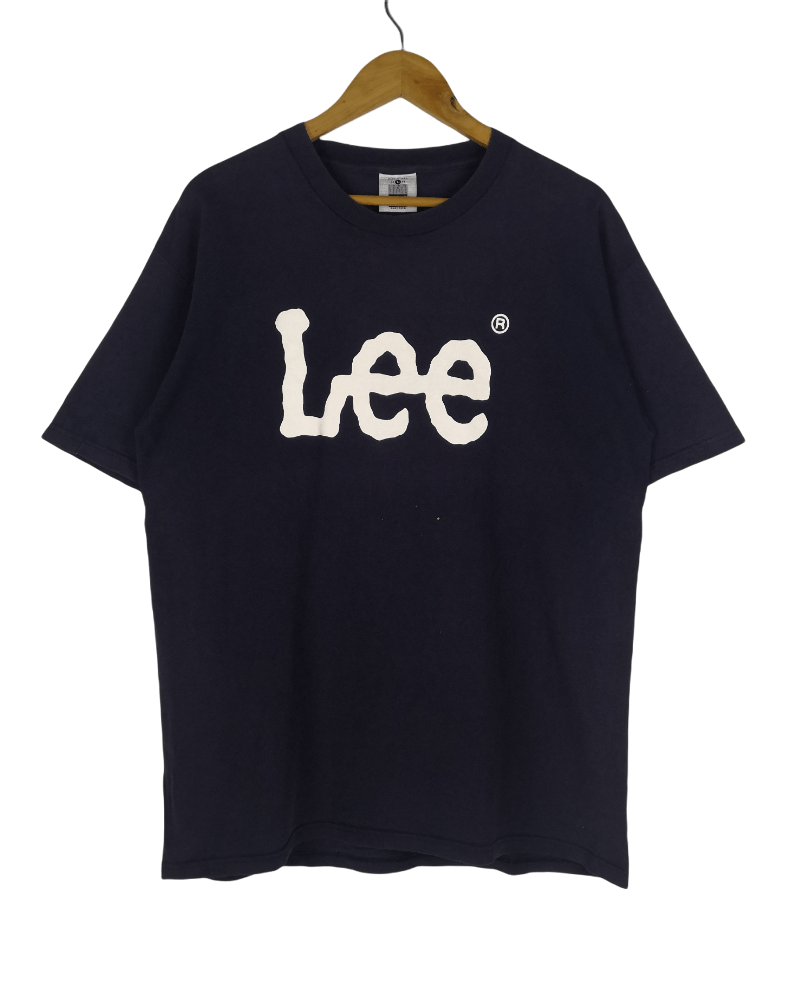 Lee Vintage 90s Lee T-Shirt Big Logo Spellout Size US L / EU 52-54 / 3 - 2 Thumbnail