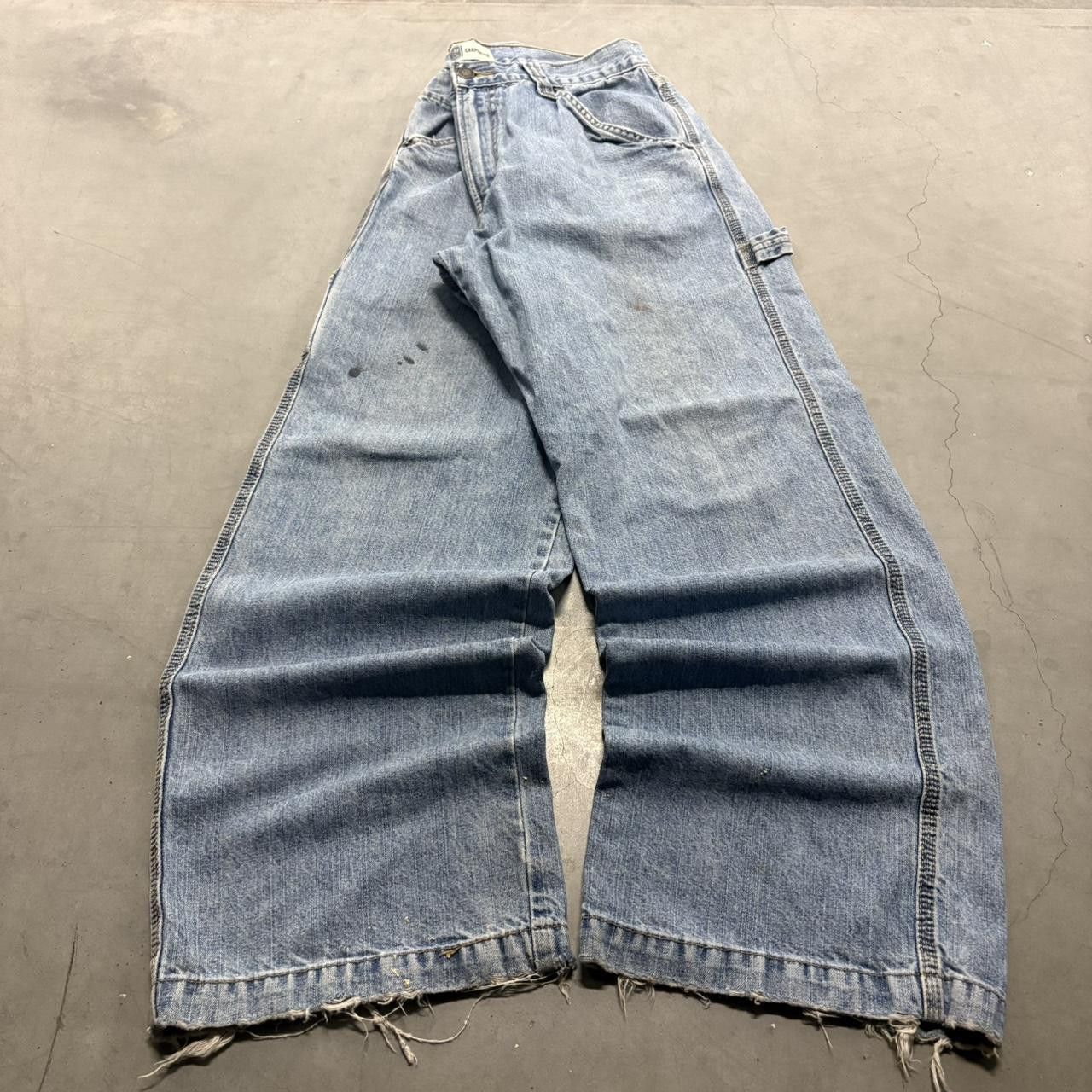 Levi's Crazy Vintage Y2K/2000s Baggy Levis Carpenter Medium Wash Workwear Denim Jeans! Size US 32 / EU 48 - 1 Thumbnail