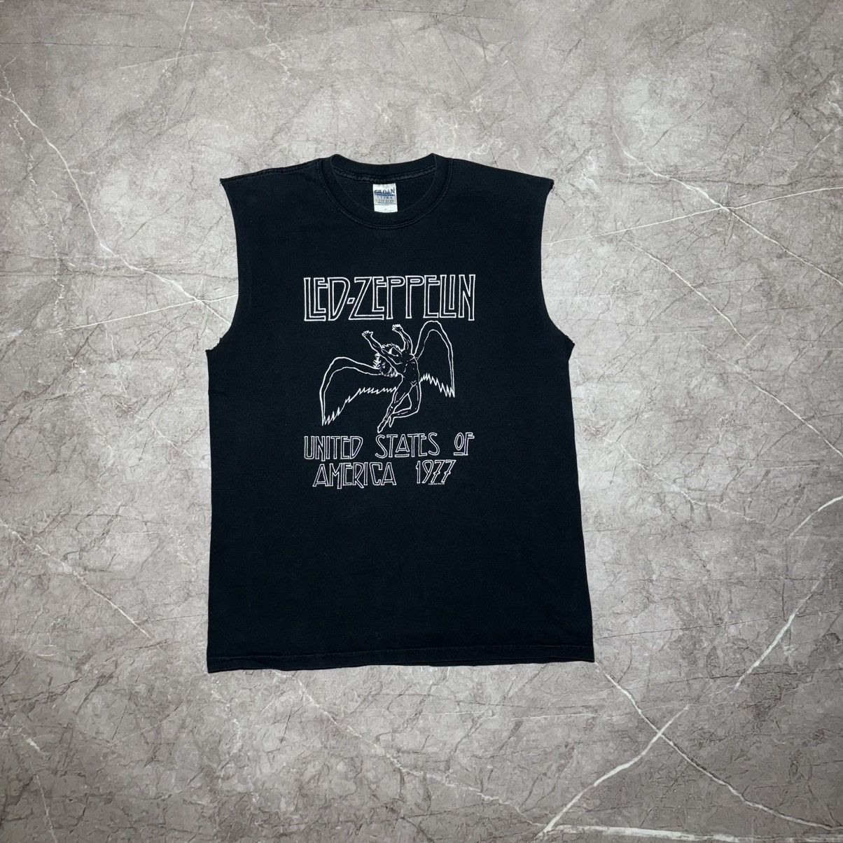 Band Tees Vintage Led Zeppelin Tank Top Band Rock T-shirt Size US M / EU 48-50 / 2 - 1 Thumbnail