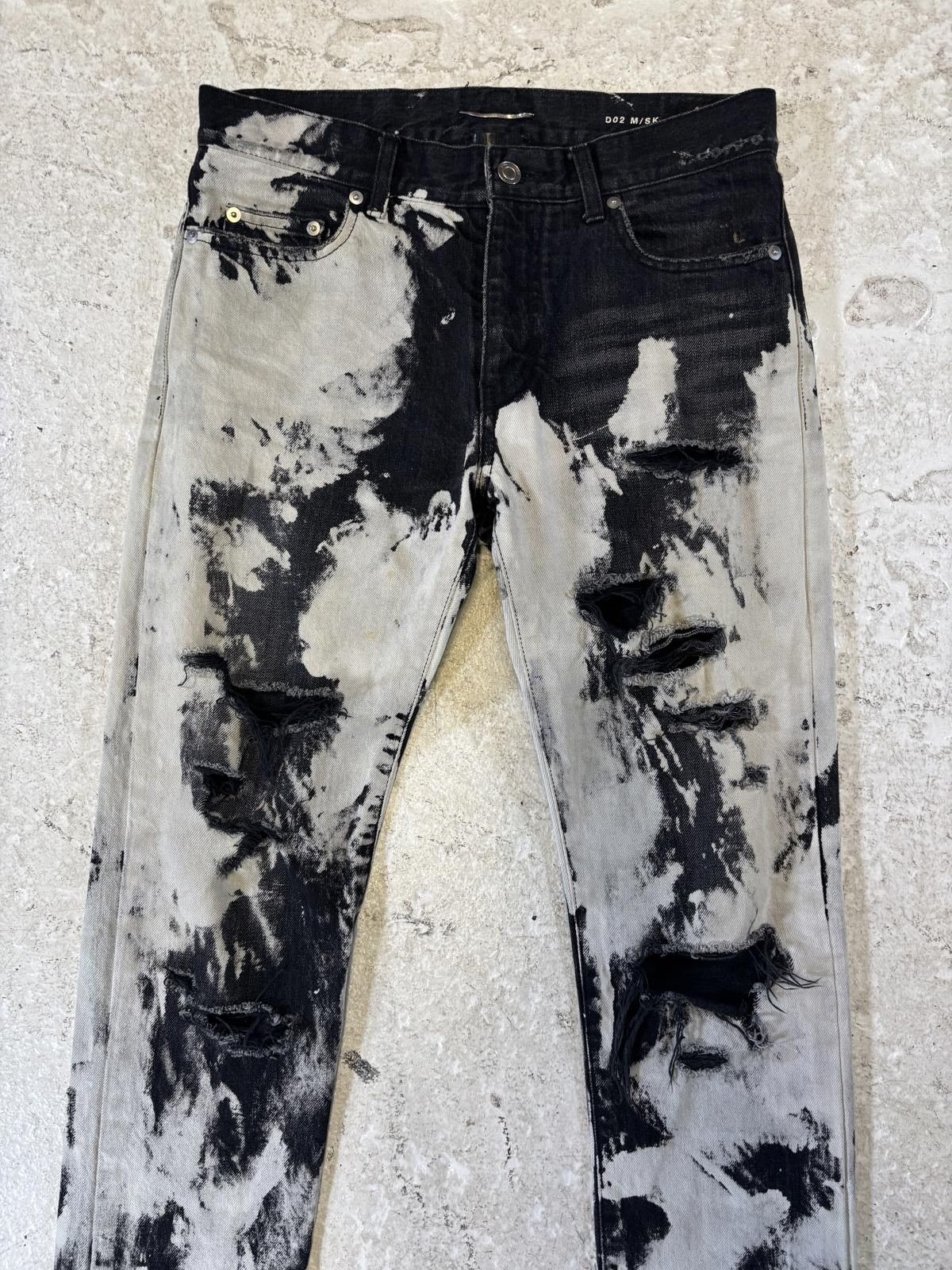 Saint Laurent Paris Saint Laurent Distressed D02 Jeans Size US 30 / EU 46 - 3 Thumbnail