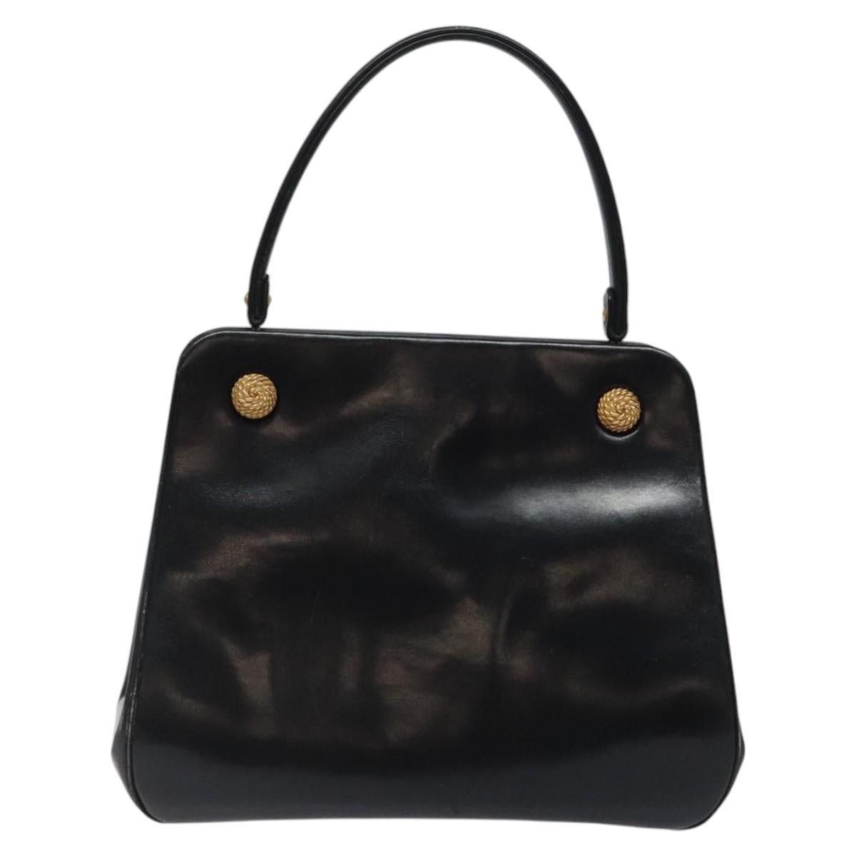 Dior DIOR Hand Bag Leather Black Gold Size ONE SIZE - 2 Thumbnail