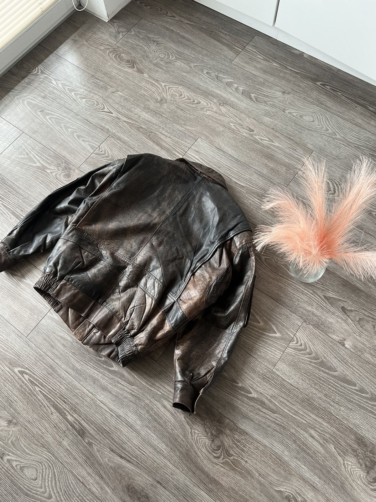 Genuine Leather ‼️Vibtage 60s RRP:600$!Paris Dakar 100% Leather Jacket‼️ Size US L / EU 52-54 / 3 - 16 Thumbnail