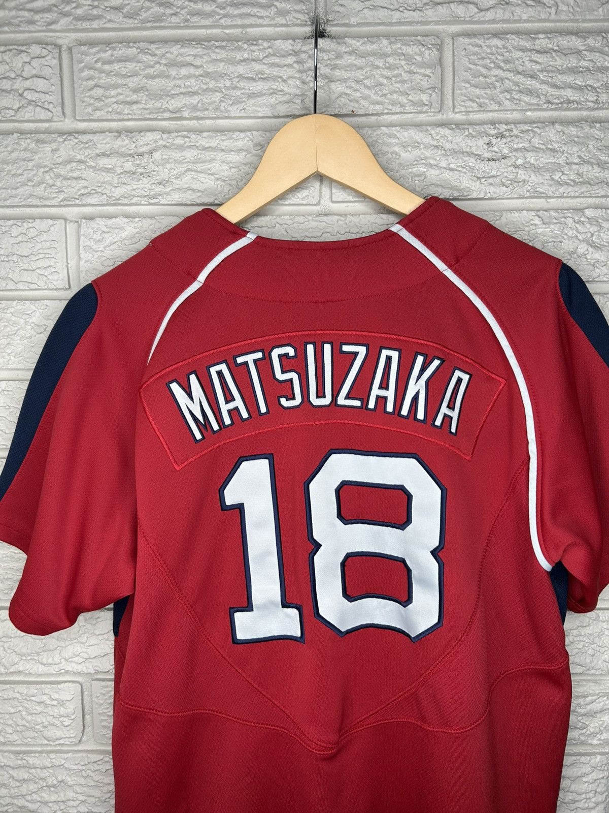 Nike Vintage Nike Boston Red Sox Matsuzaka Jersey Size US S / EU 44-46 / 1 - 8 Thumbnail