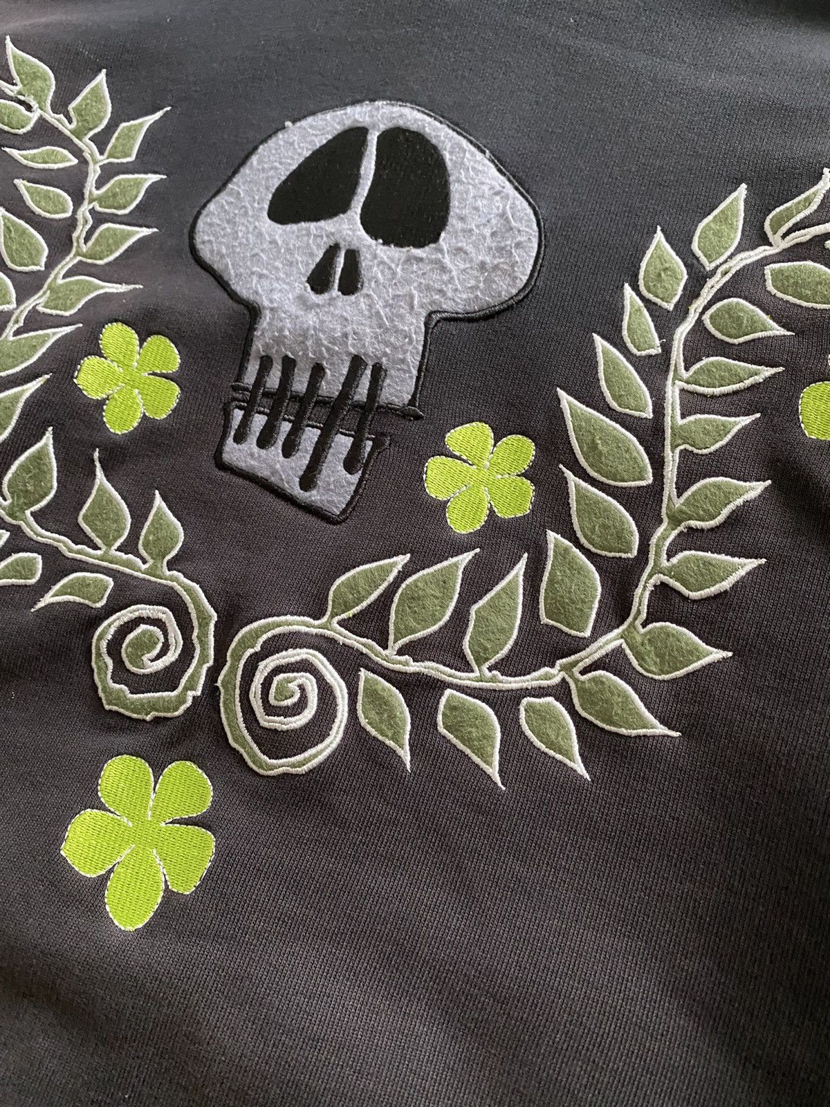 Hypebeast Vintage Stussy x Leilow embroidery skull logo Hoodie Size US M / EU 48-50 / 2 - 9 Thumbnail