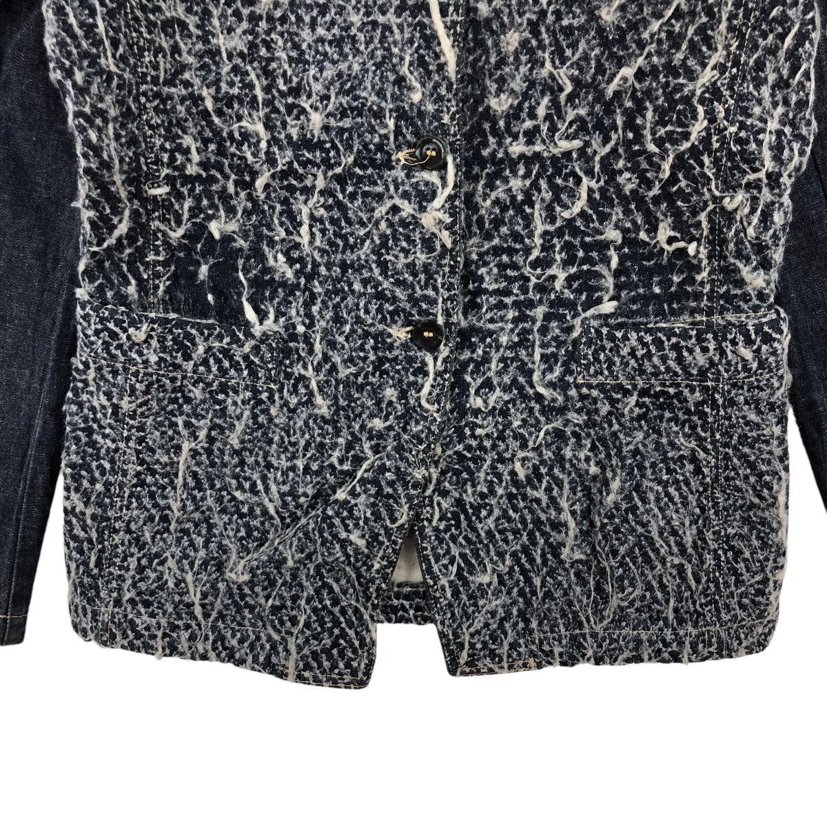Marithe + Francois Girbaud MARITHE FRANCOIS GIRBAUD Denim Jacket Sherpa Design Size US M / EU 48-50 / 2 - 3 Thumbnail