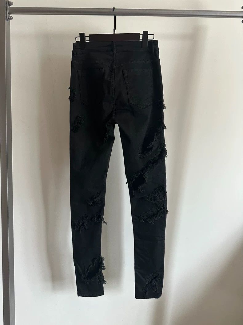 Rick Owens Rick Owens Detroit Slim Break Stretch Jeans Size 27" / US 4 / IT 40 - 2 Thumbnail