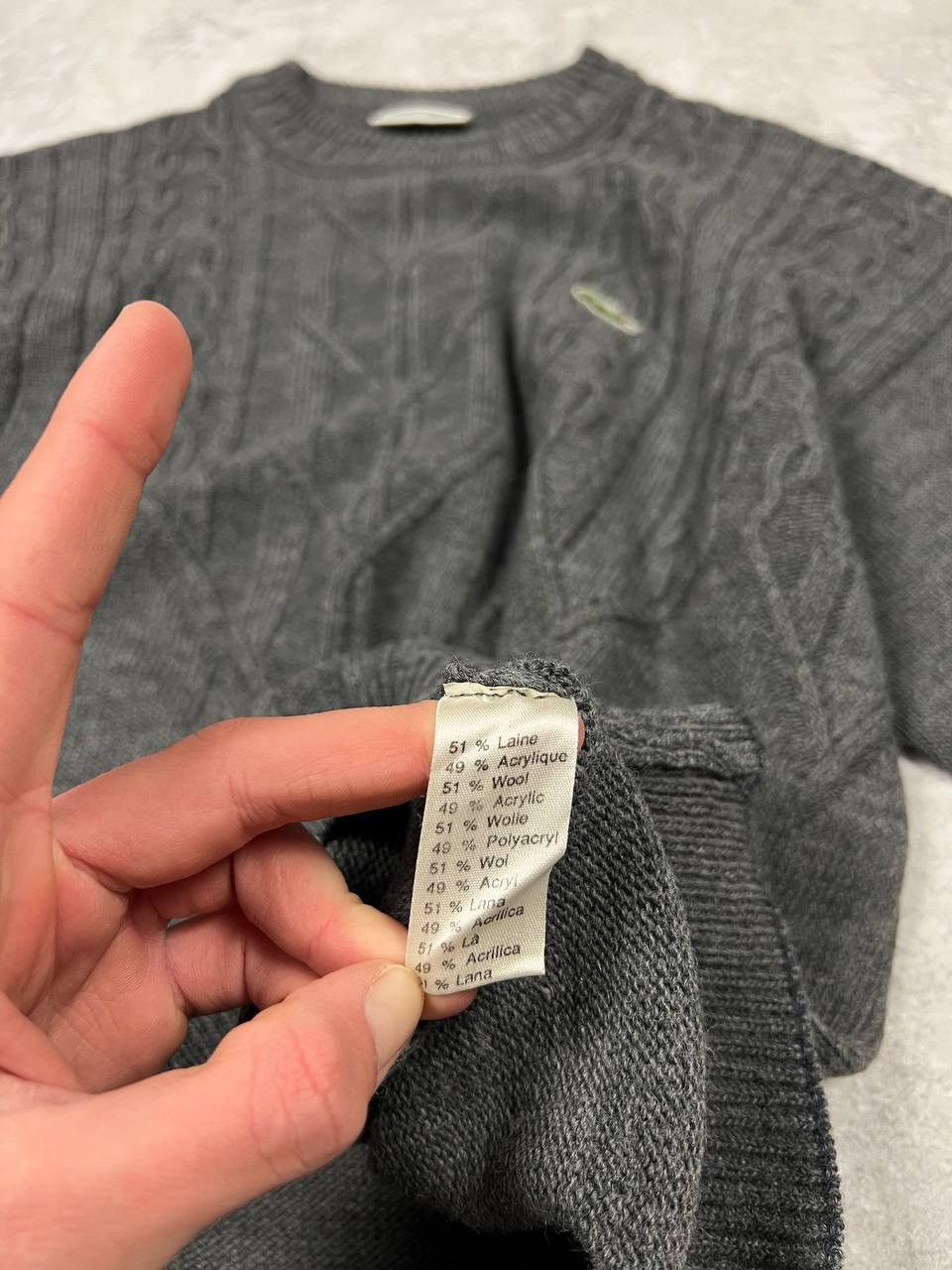 Lacoste Vintage Lacoste Knit Sweater Size US L / EU 52-54 / 3 - 11 Thumbnail