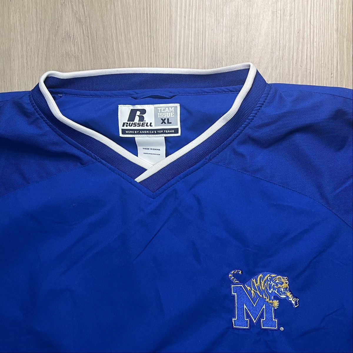 Russell Athletic Vintage Russell Team Issue Memphis Tigers Pullover Sweater Size US XL / EU 56 / 4 - 2 Thumbnail