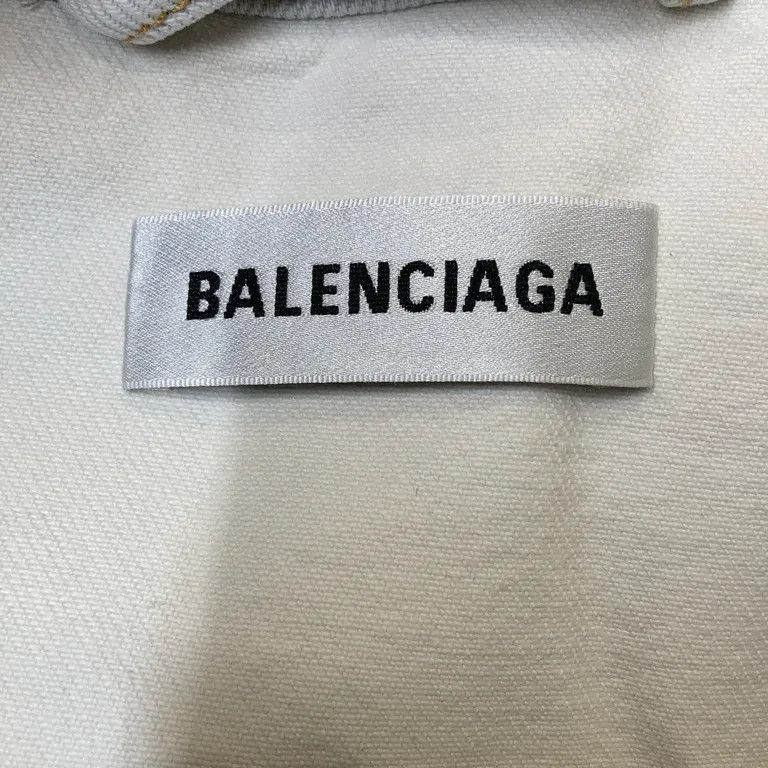 Balenciaga S/S22 Oversized Denim Jacket Size US M / EU 48-50 / 2 - 3 Thumbnail