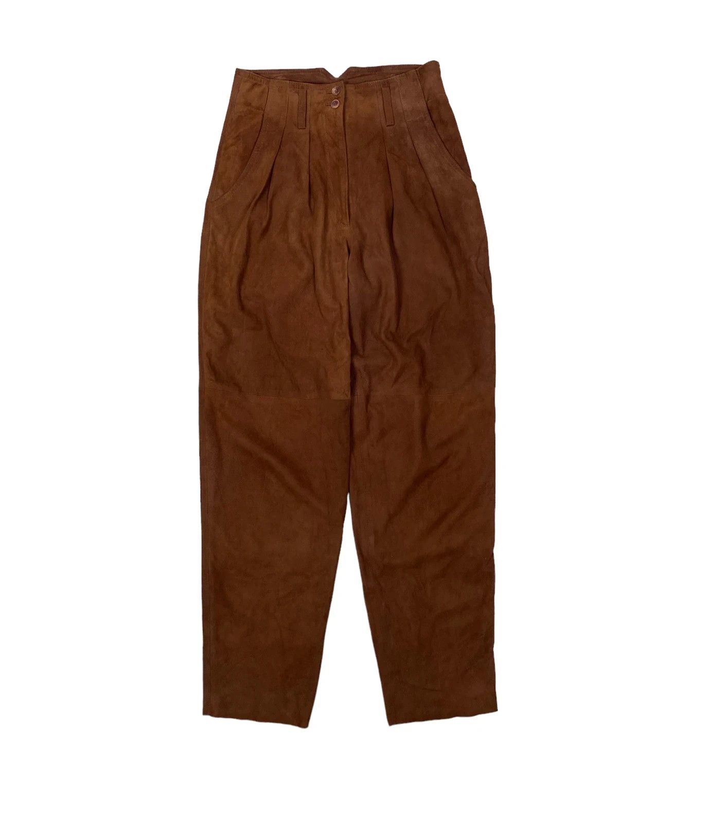 Other Leonardo Real Leather Pants Soft size DE34 Size 25" / US 0 / IT 36 - 6 Thumbnail
